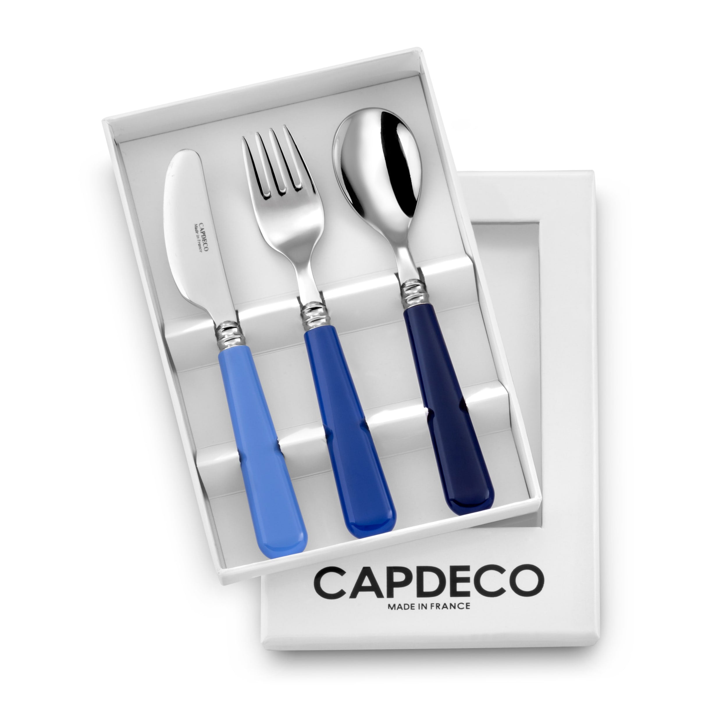 Capdeco Helios Children's Cutlery 3 Piece Set Blue