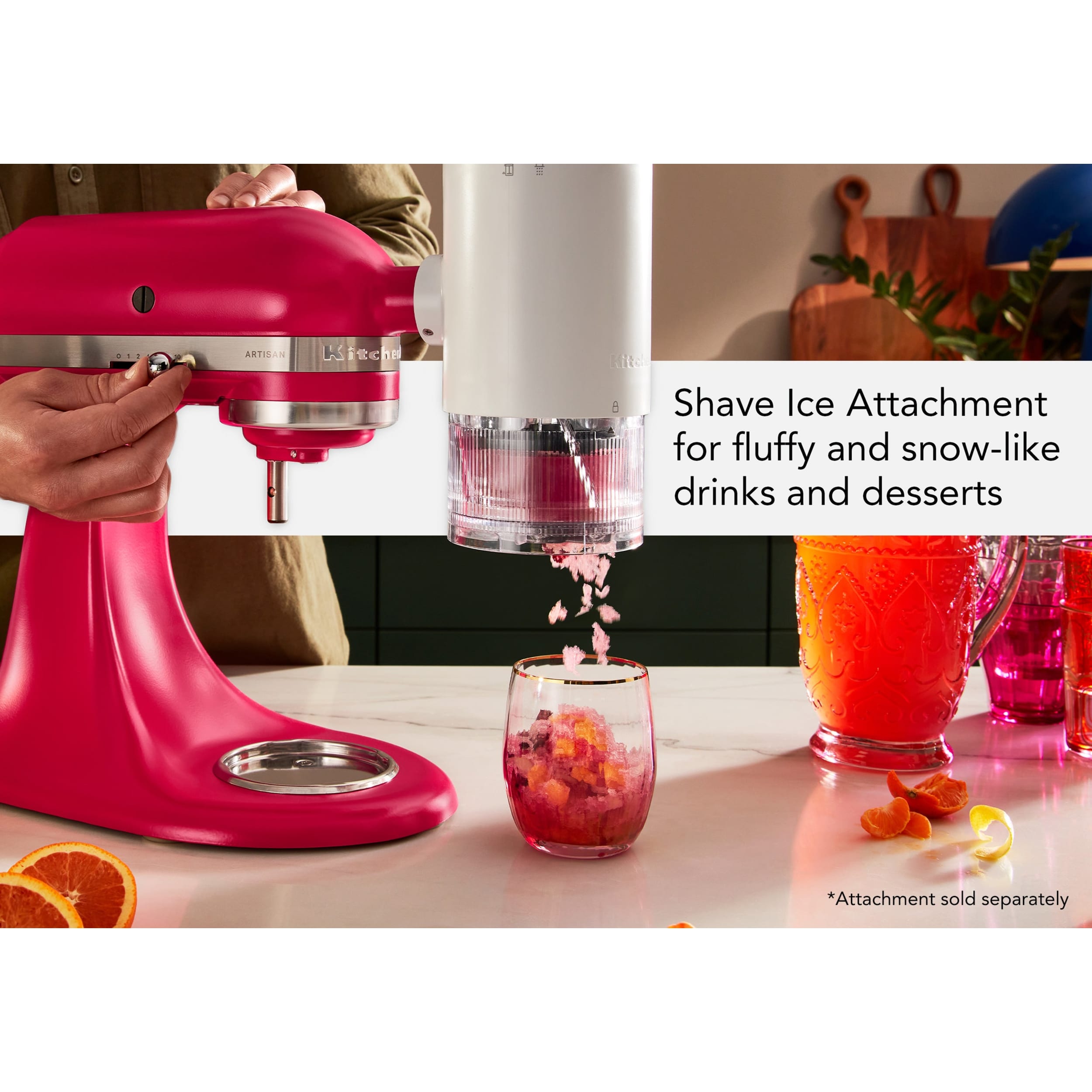 KitchenAid Artisan Tilt-Head Stand Mixer - Hibiscus KSM195
