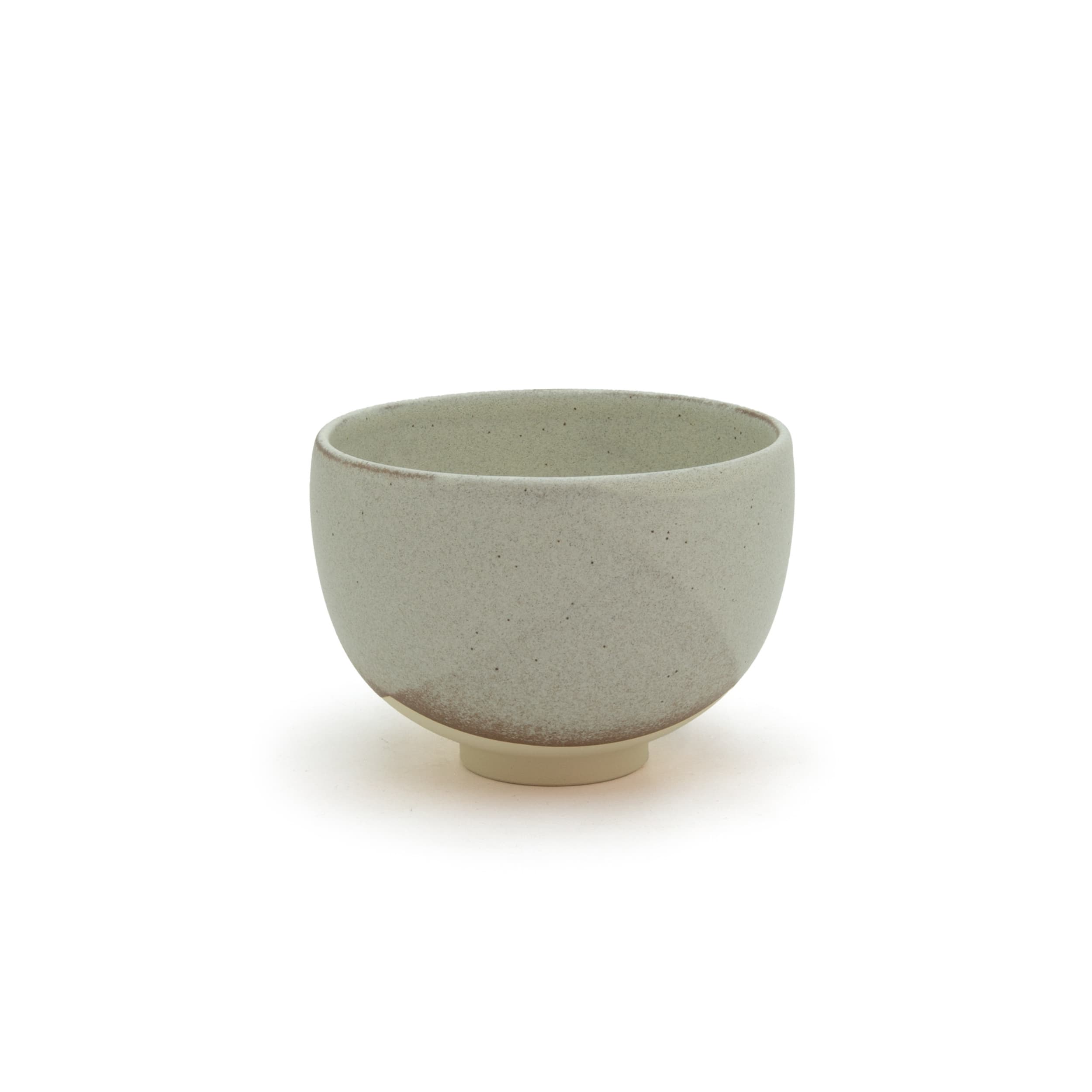 Zero Japan Grey & White Matcha Bowl 10cm