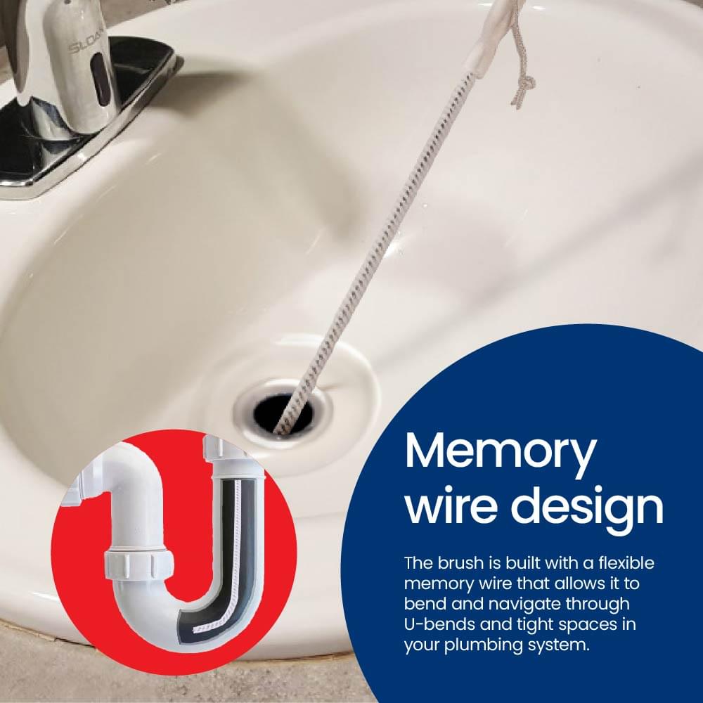 Hair Catching Drain Cleaning Brush