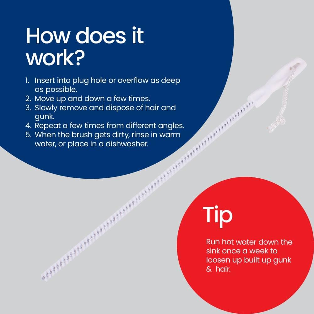 Hair Catching Drain Cleaning Brush