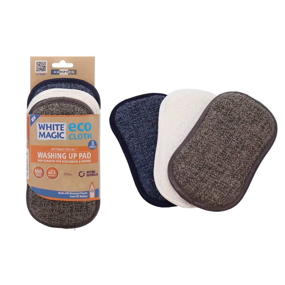 Eco Cloth Washing Up Pad 3 Pack