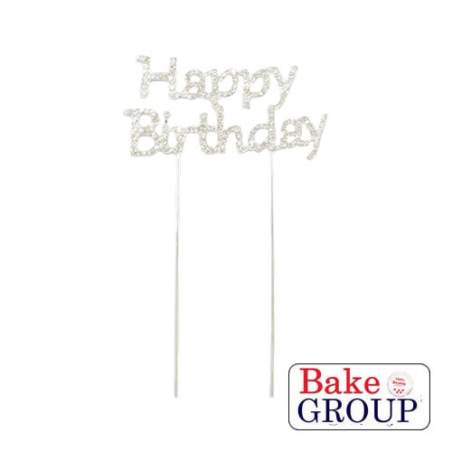 Bake Group Diamante Happy Birthday