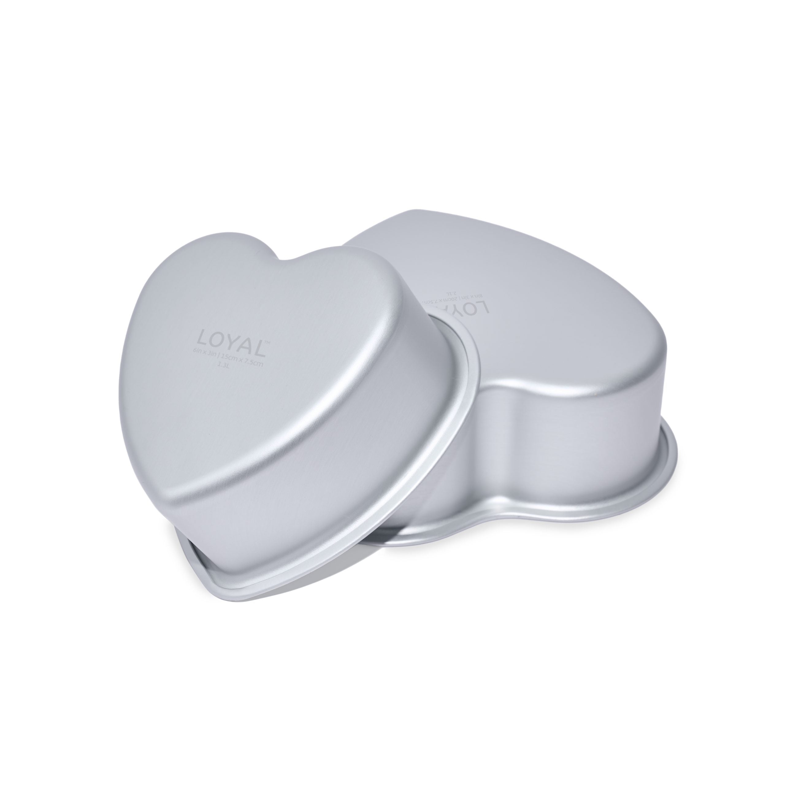 LOYAL Elite Anodised Heart Cake Tin 6 Inch