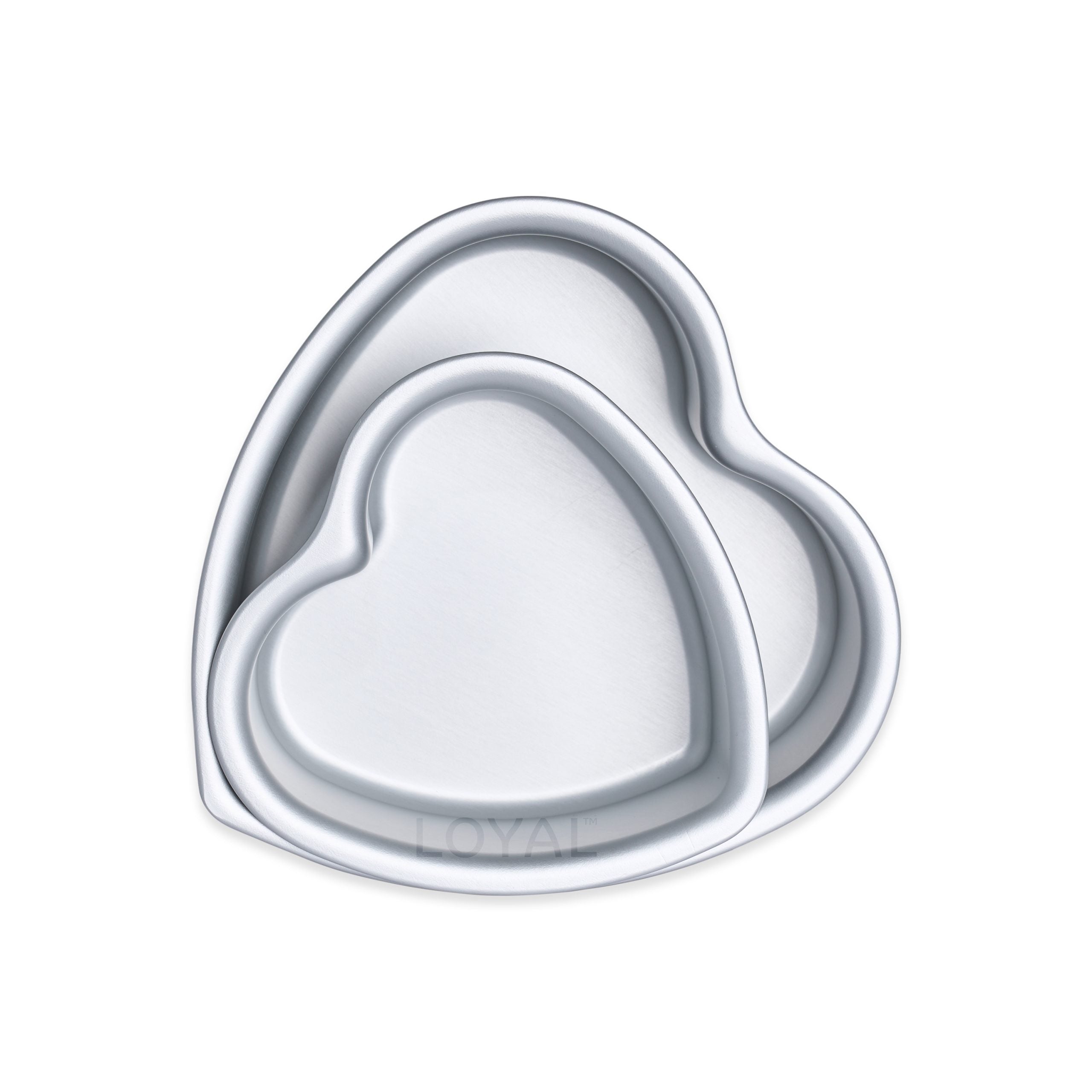 LOYAL Elite Anodised Heart Cake Tin 6 Inch