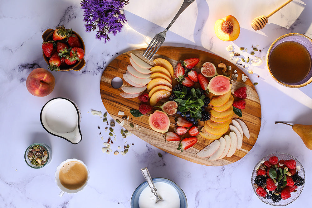 Teakhaus Elegant Oval Board M 41x27x1.5cm