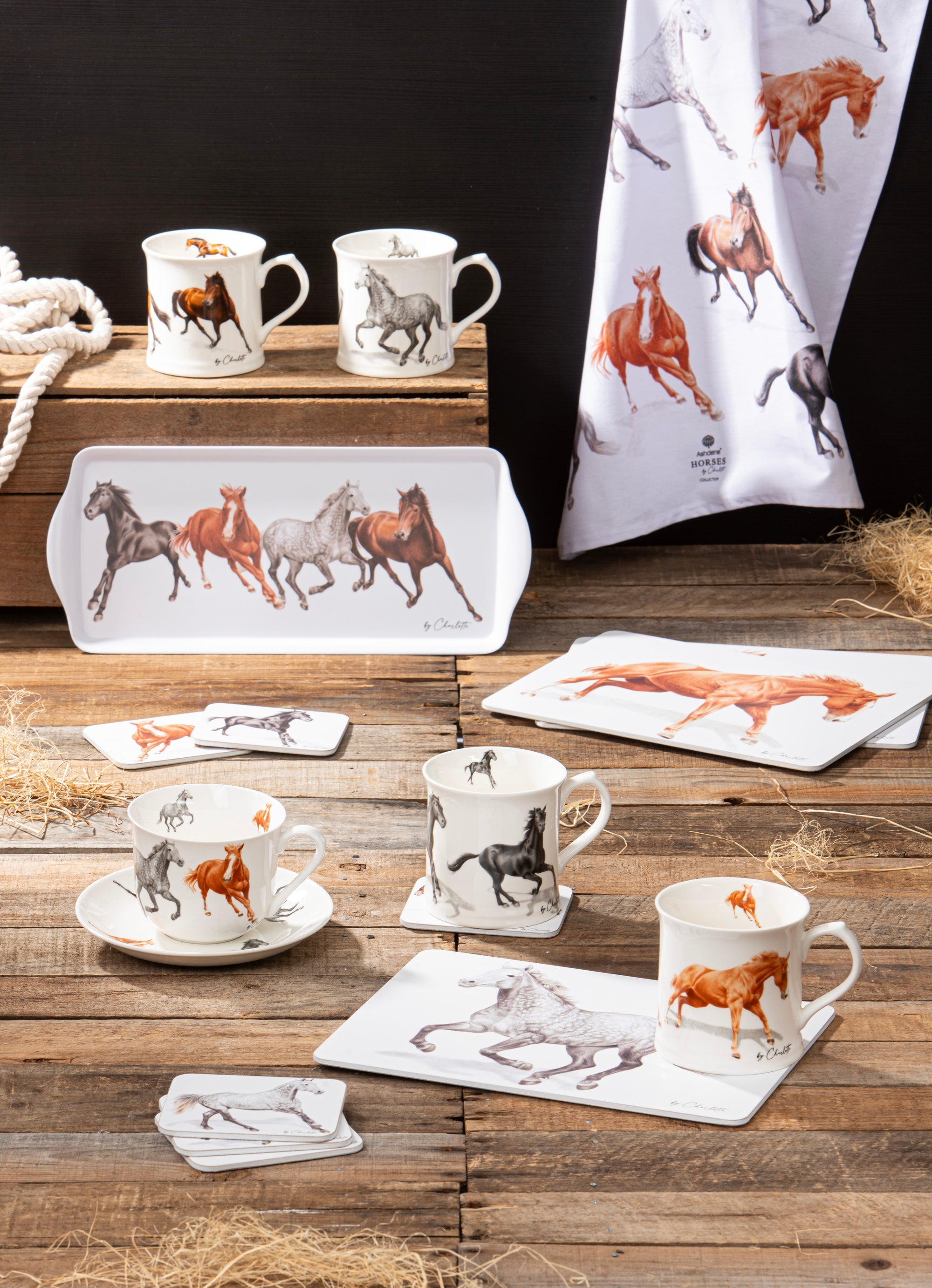 Ashdene Horses By Charlotte Chestnut Mug