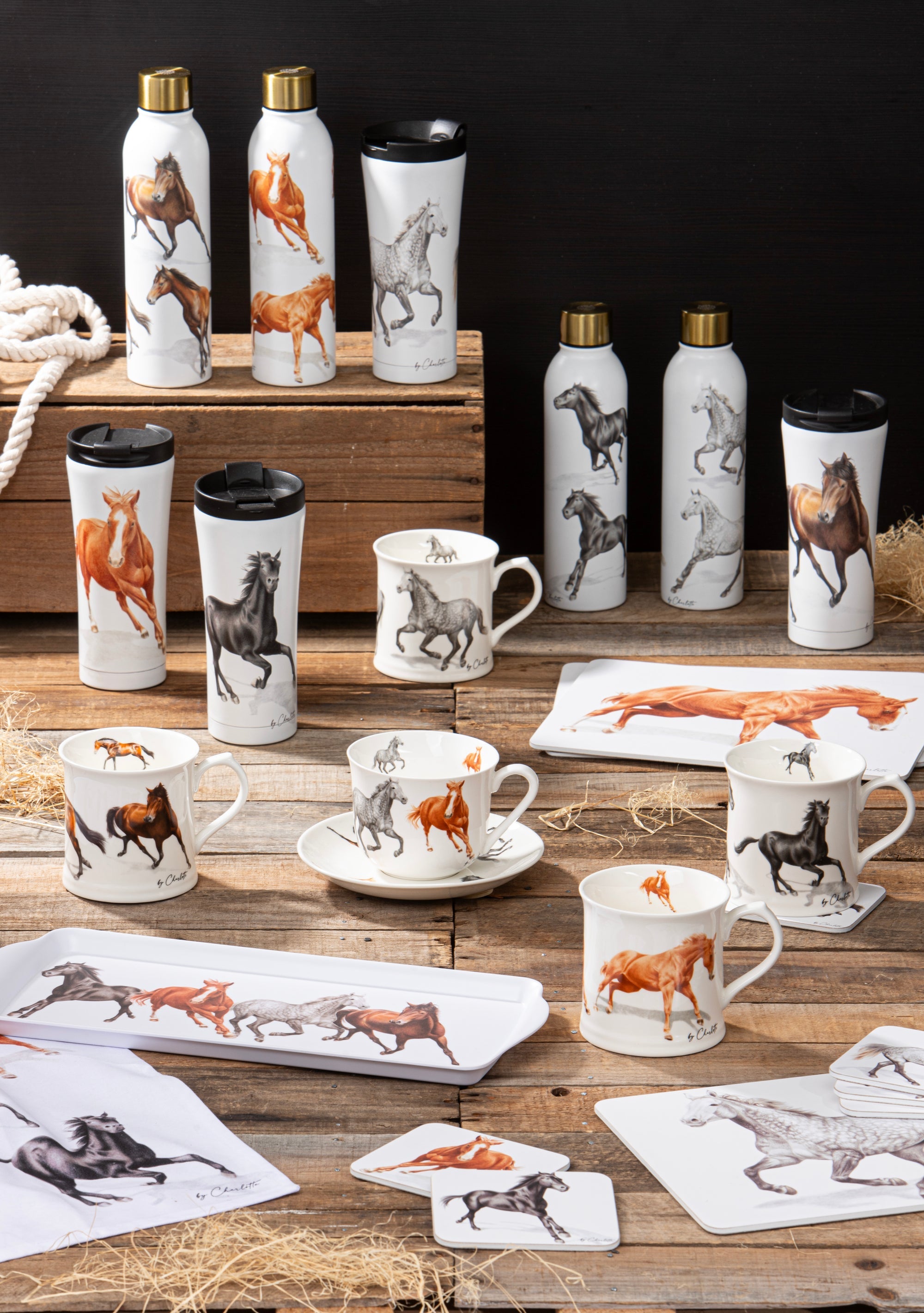 Ashdene Horses By Charlotte Chestnut Travel Mug