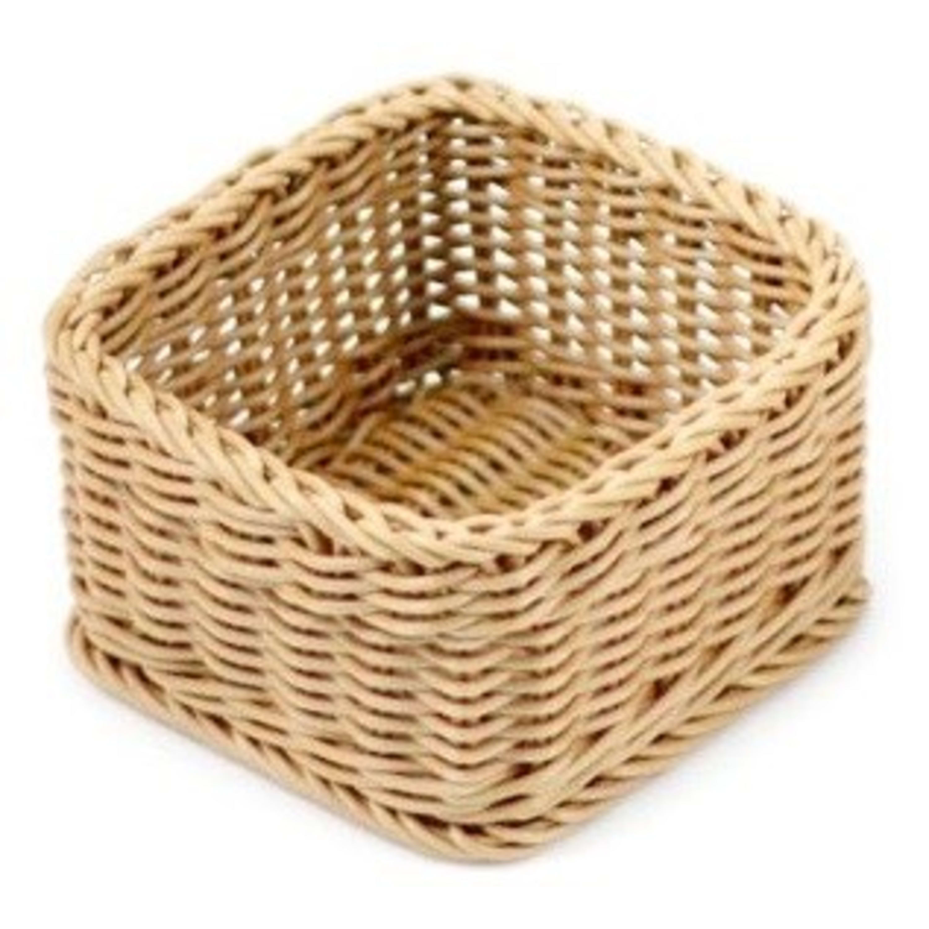 Icon Chef Round Weave Cube Basket 14x14x8cm