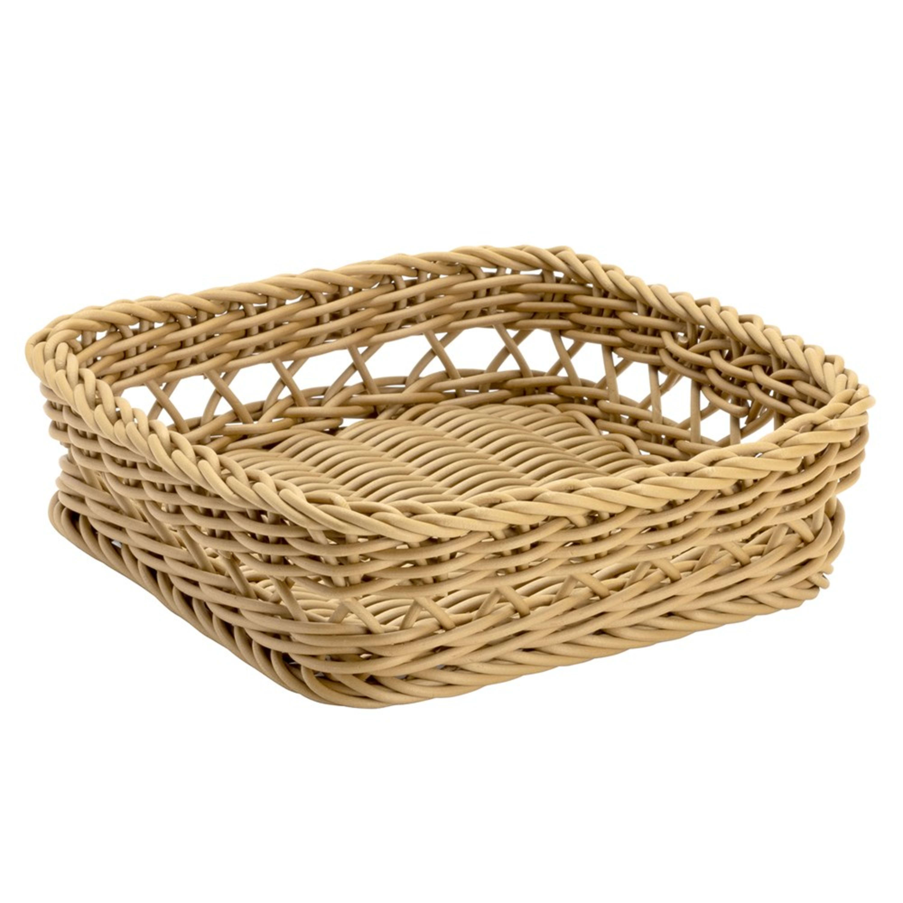 Icon Chef Round Weave Napkin Tray with Pattern
