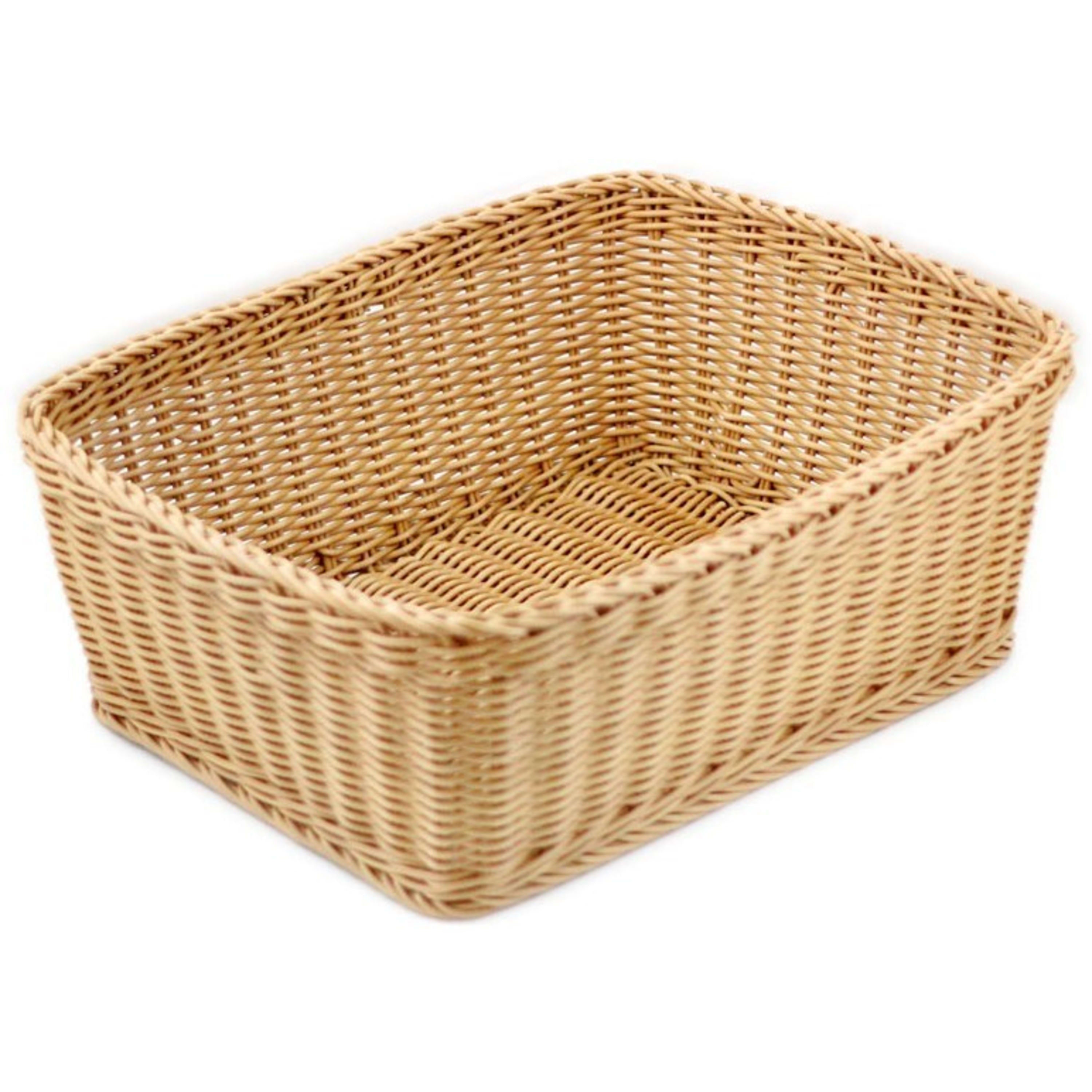 Icon Chef Round Weave Storage Basket 38x30x13cm (A4 Size)