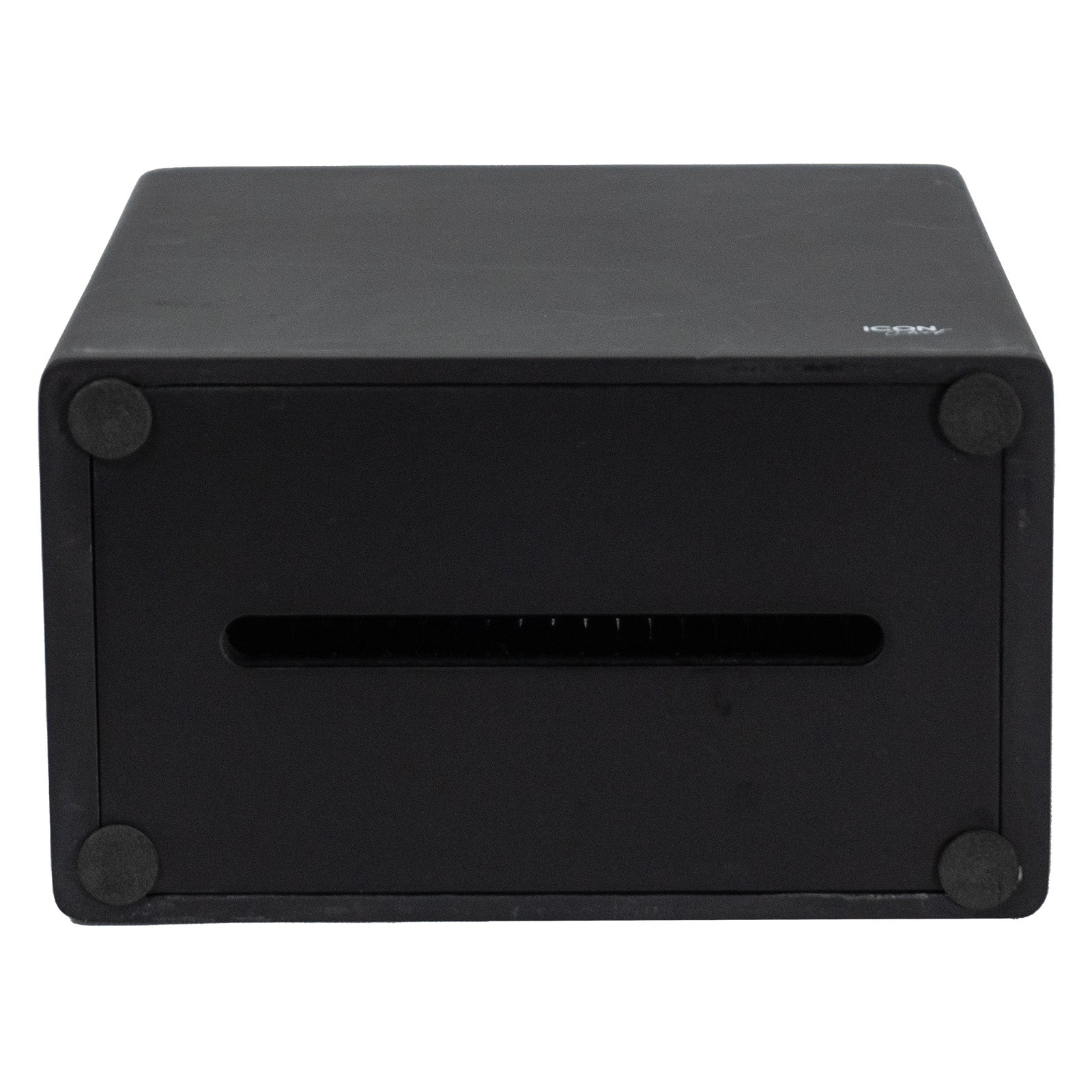 Icon Chef Universal Knife Block - Rectangle - Black