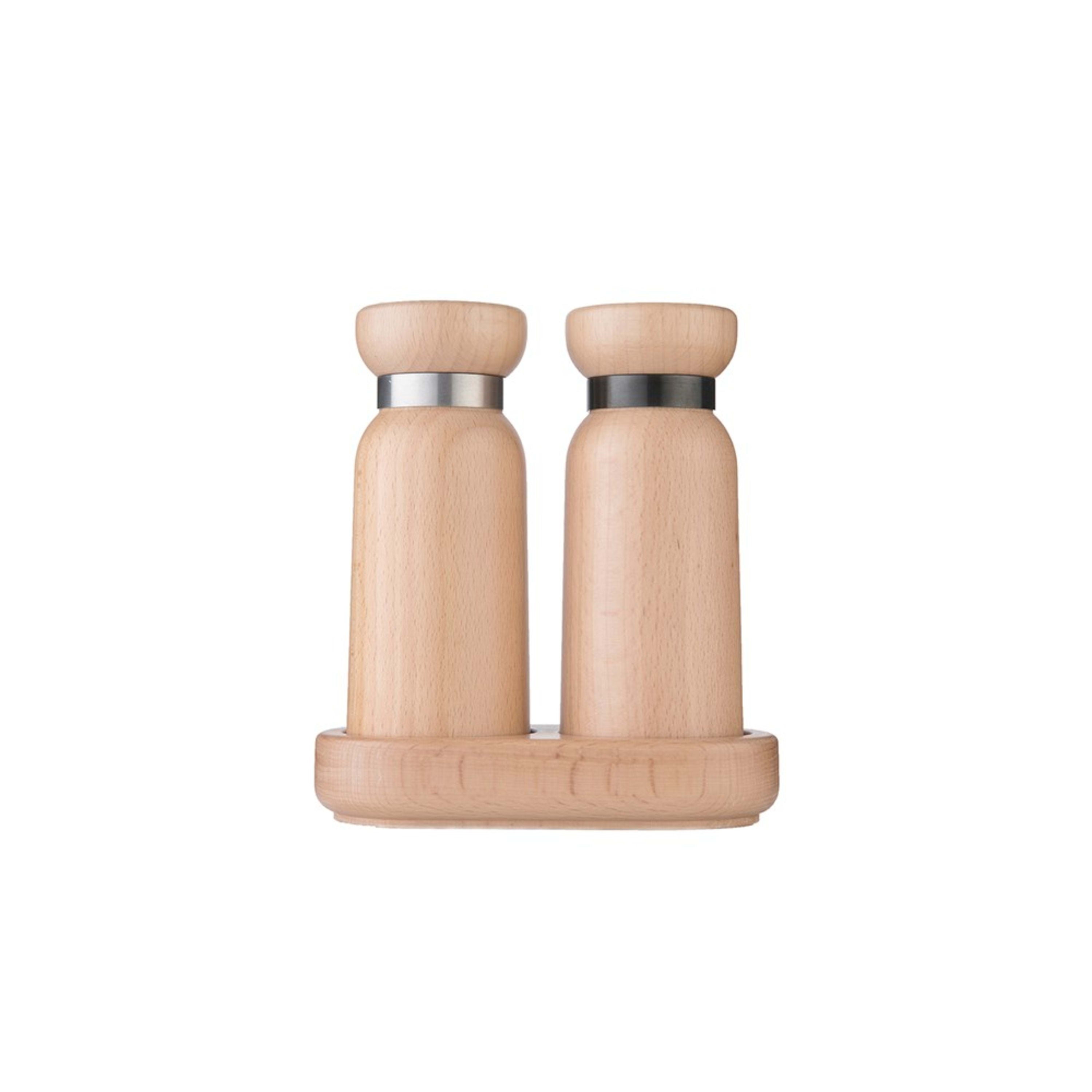 Icon Chef Bayeux Salt & Pepper Grinder Set - Natural