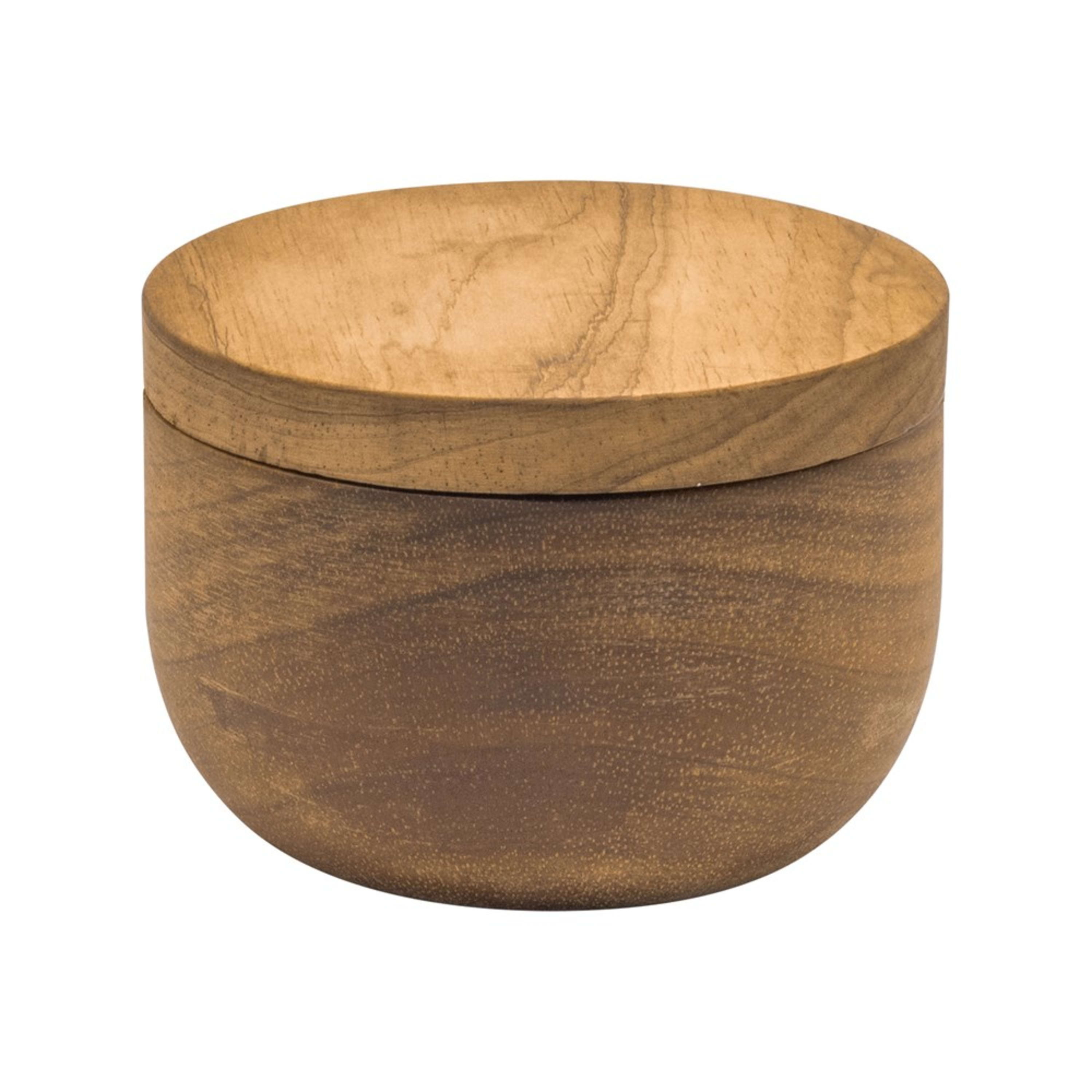 Icon Chef Salt Pig - Roasted Rubber Wood