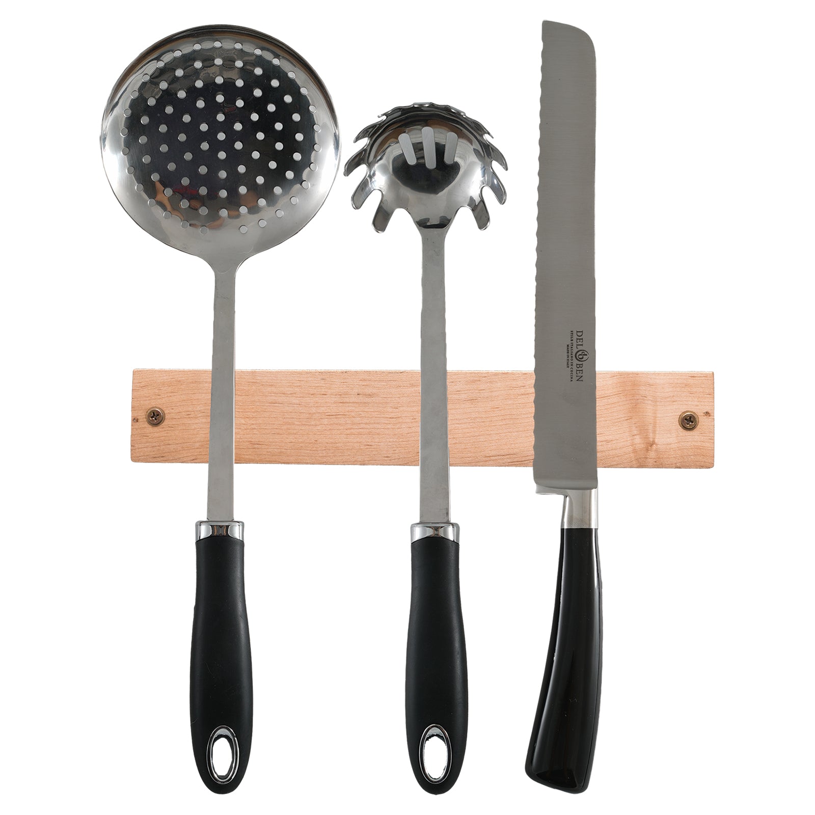 Icon Chef Wooden Magnetic Knife Rack
