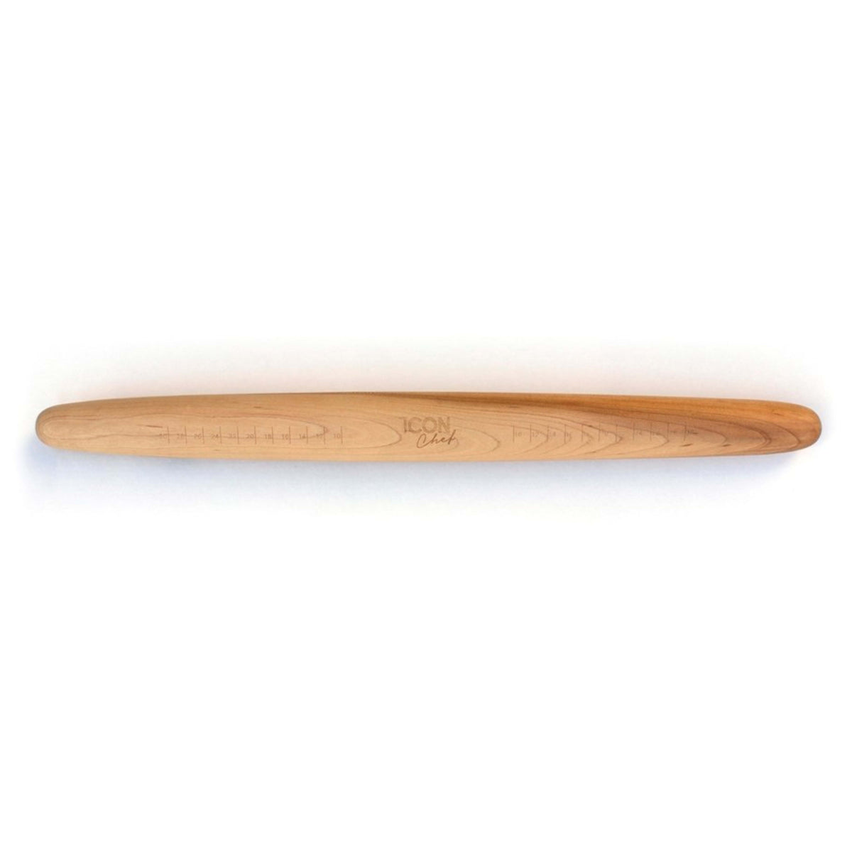 Icon Chef French Rolling Pin 4cm - Beech Wood