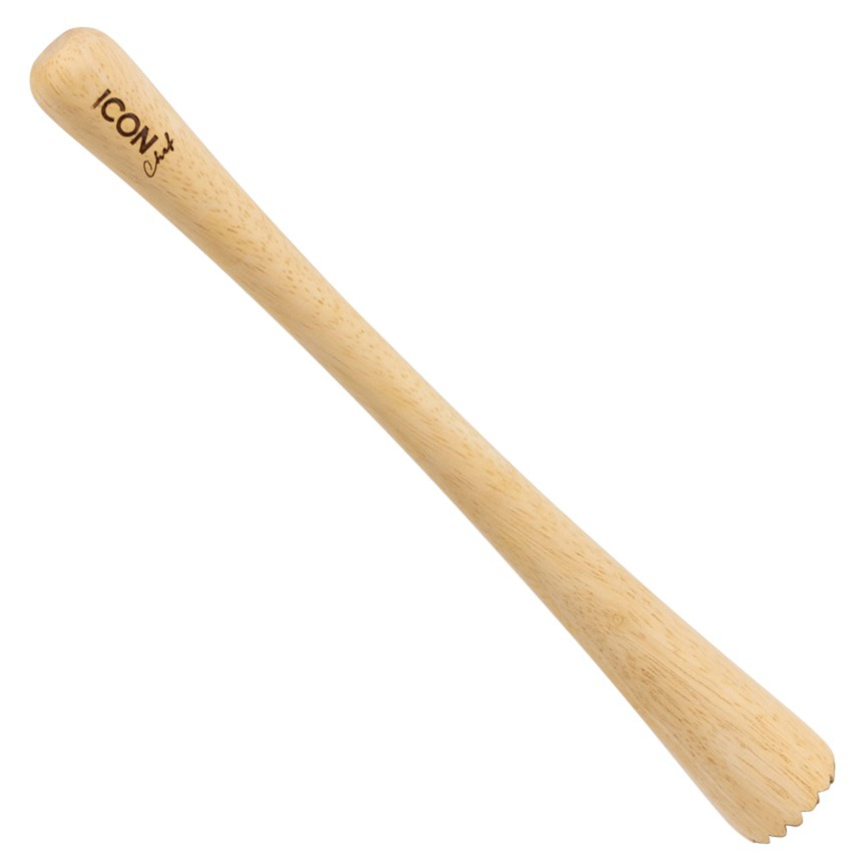 Icon Chef Rubber Wood Cocktail Muddler