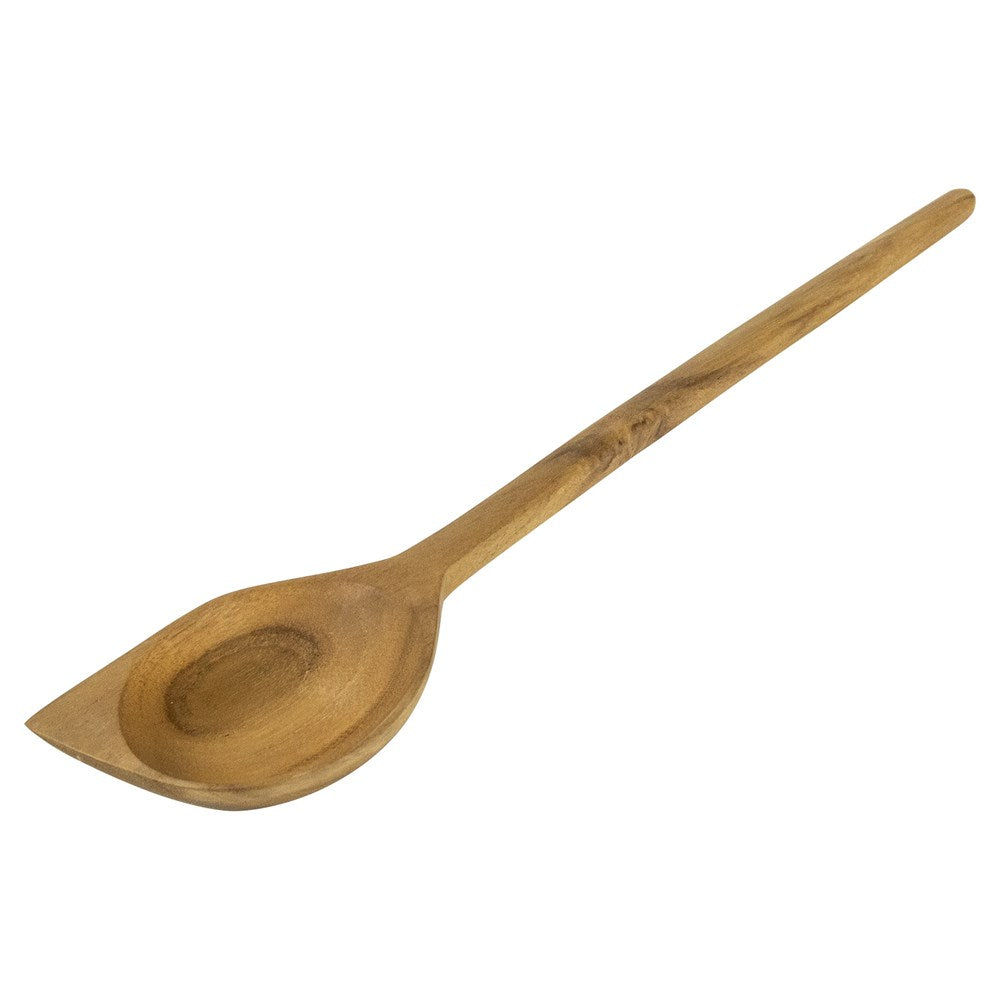 Icon Chef Teak Wood Pointed Wooden Spoon - 30cm