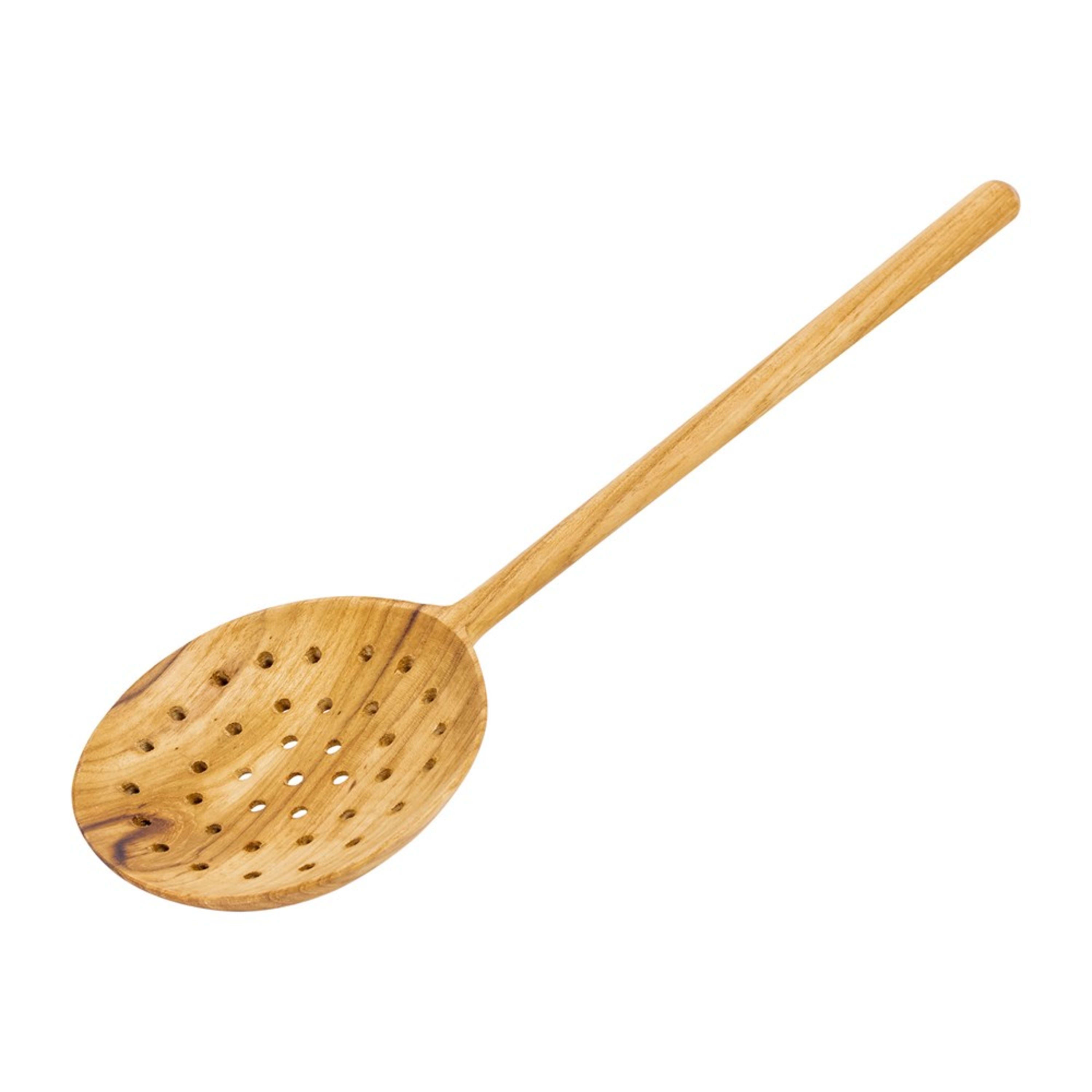Icon Chef Teakwood Straining Spoon 35cm