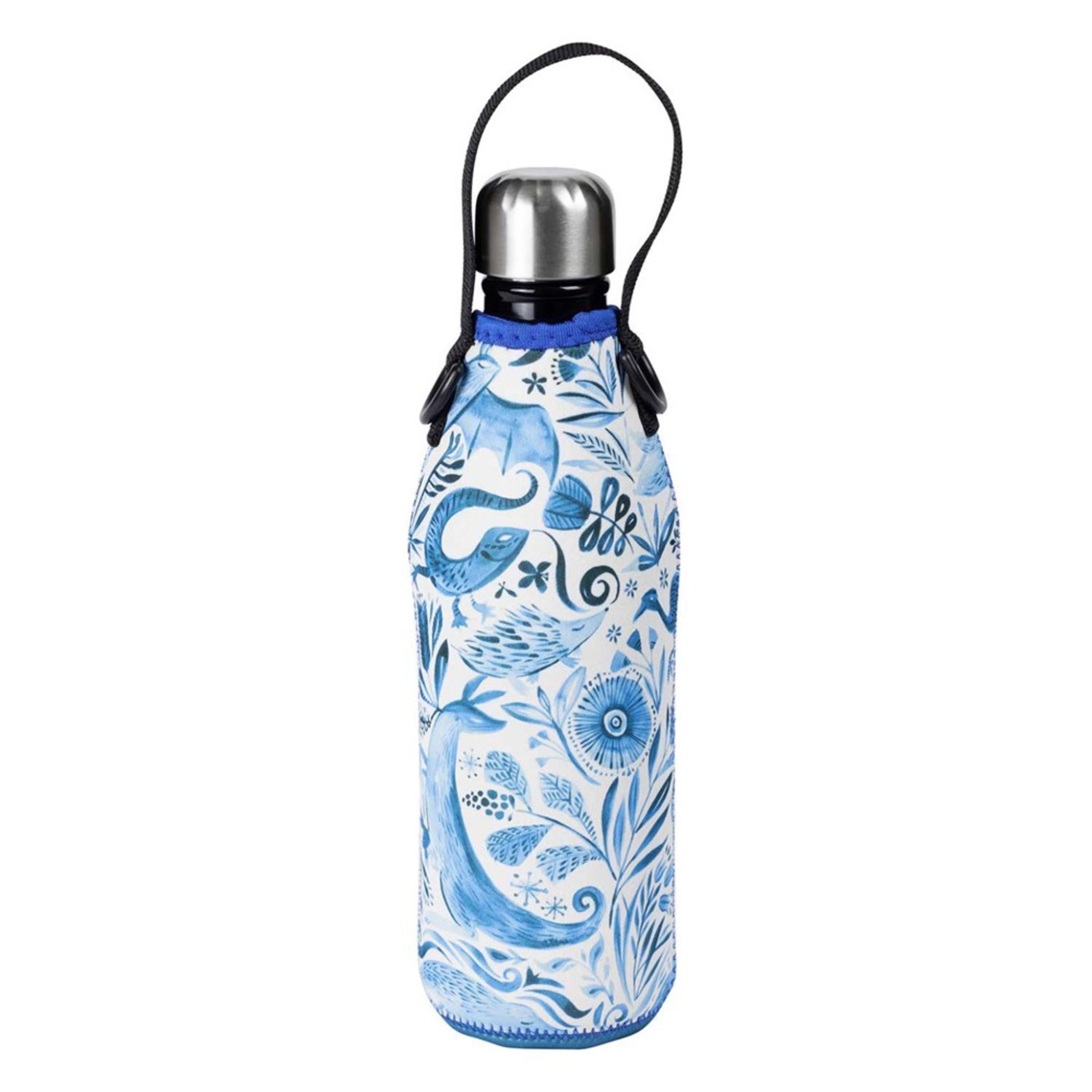 Icon Chef Tori Stowe Water Bottle Carrier 500ml - Blue Scatter