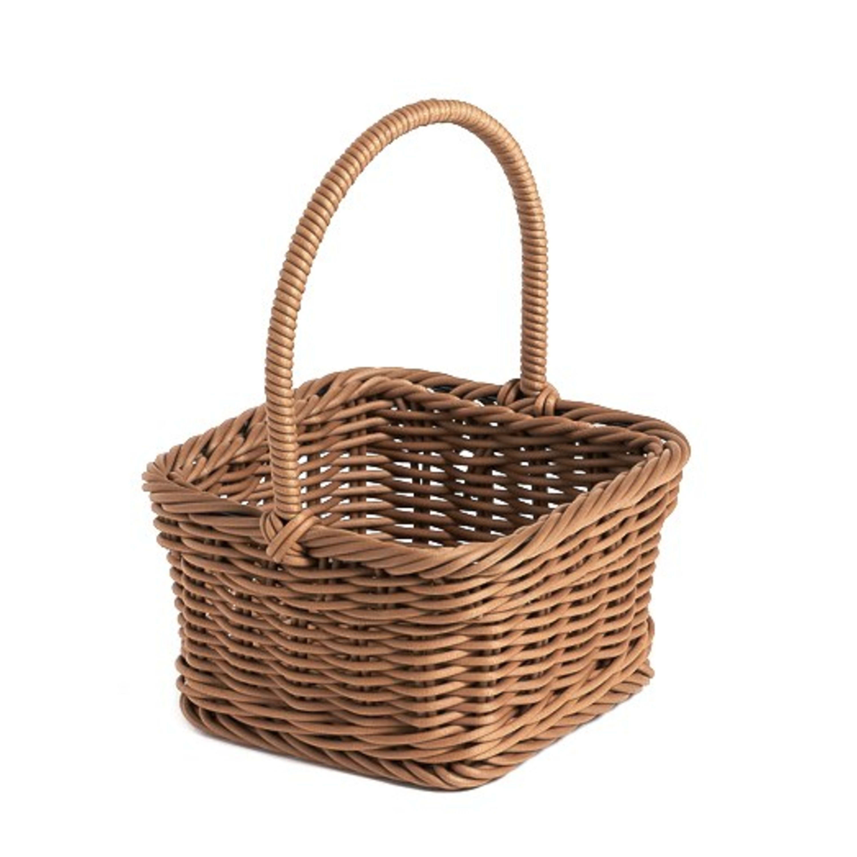 Icon Chef Round Weave Decorative Picnic Basket 16x14x9-22cm (S)