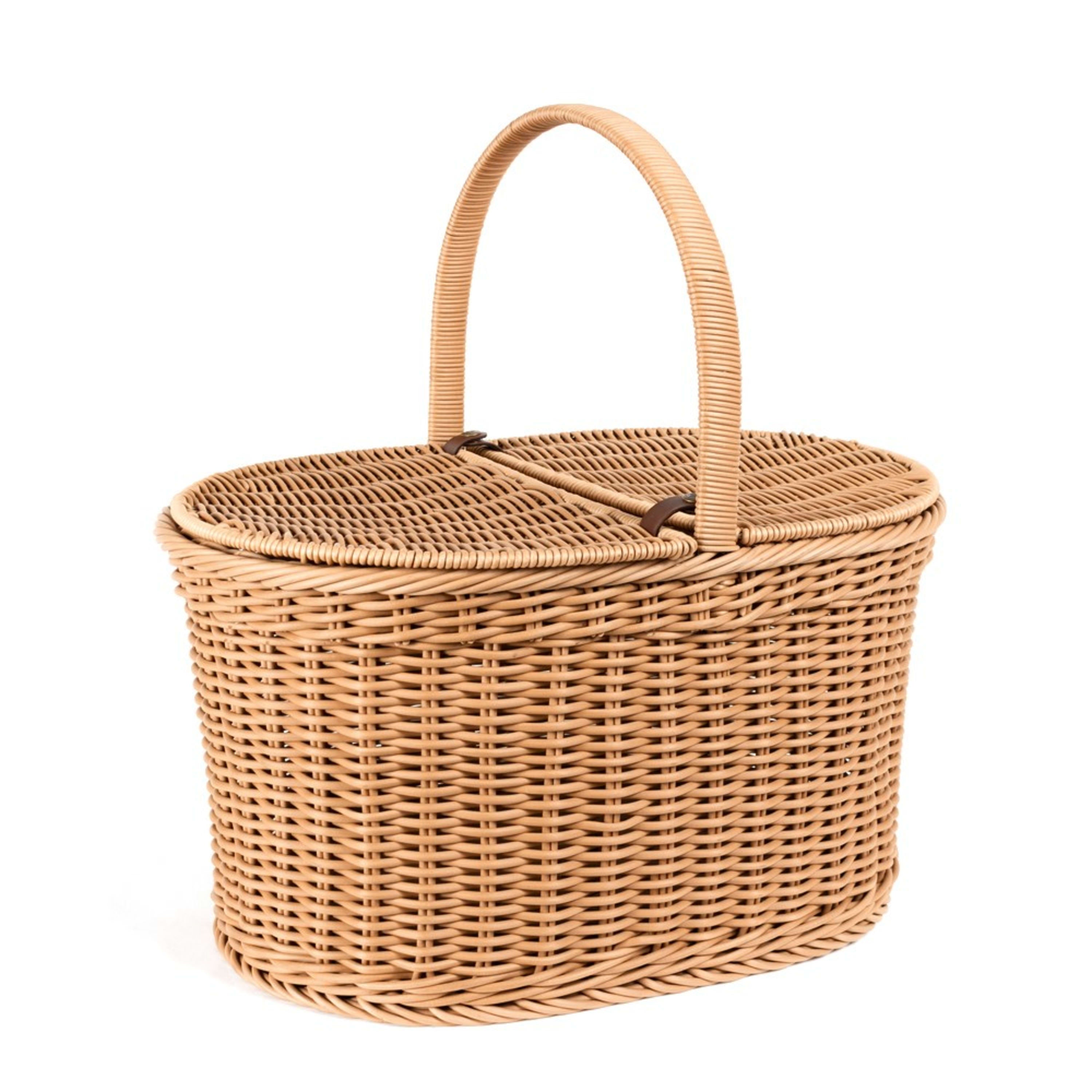 Icon Chef Round Weave Picnic Oval Basket 46x30x25-46cm