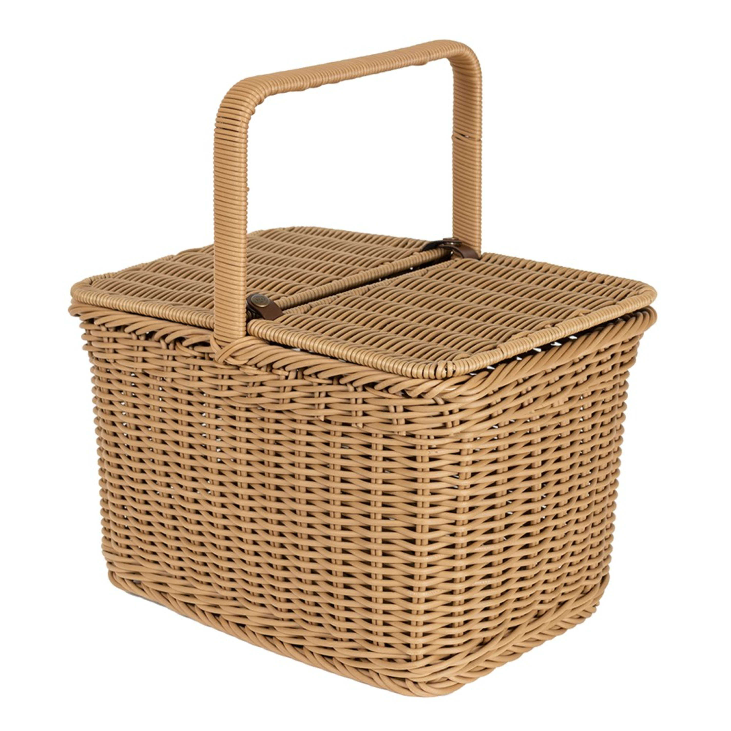 Icon Chef Round Weave Picnic Rectangular Basket 37x26x21-39cm