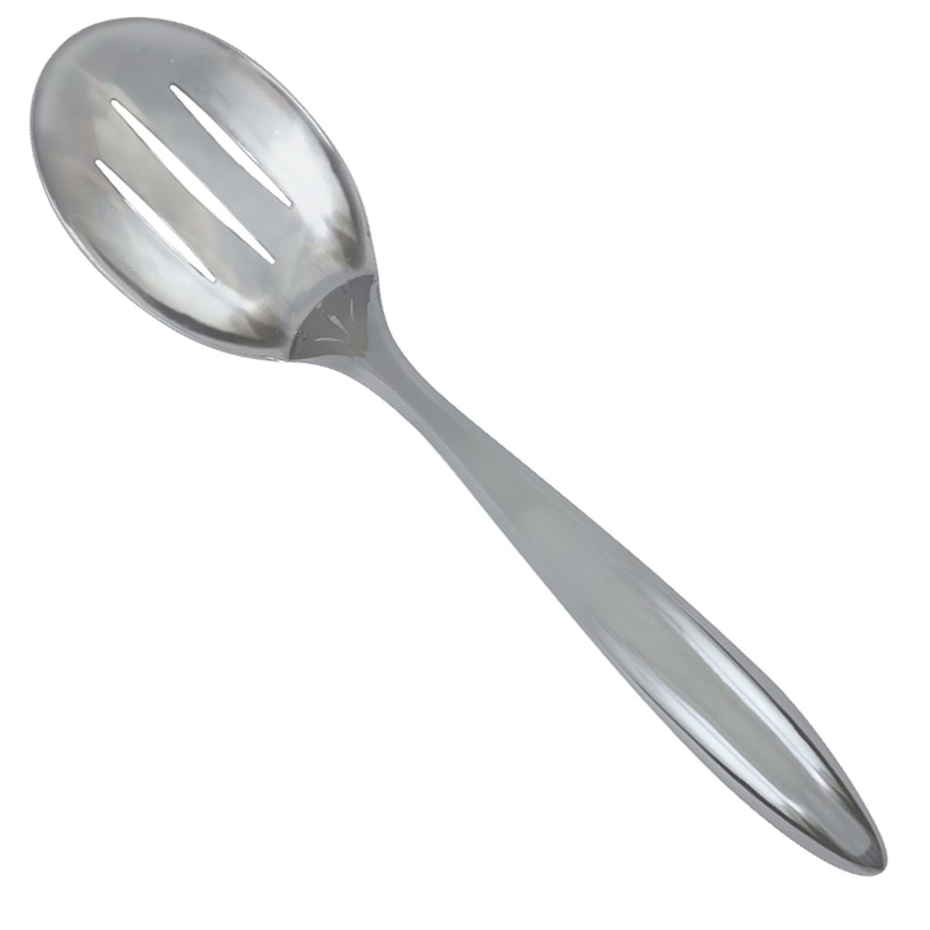 Icon Chef Stainless Steel Serving Slotted Spoon 25.5cm