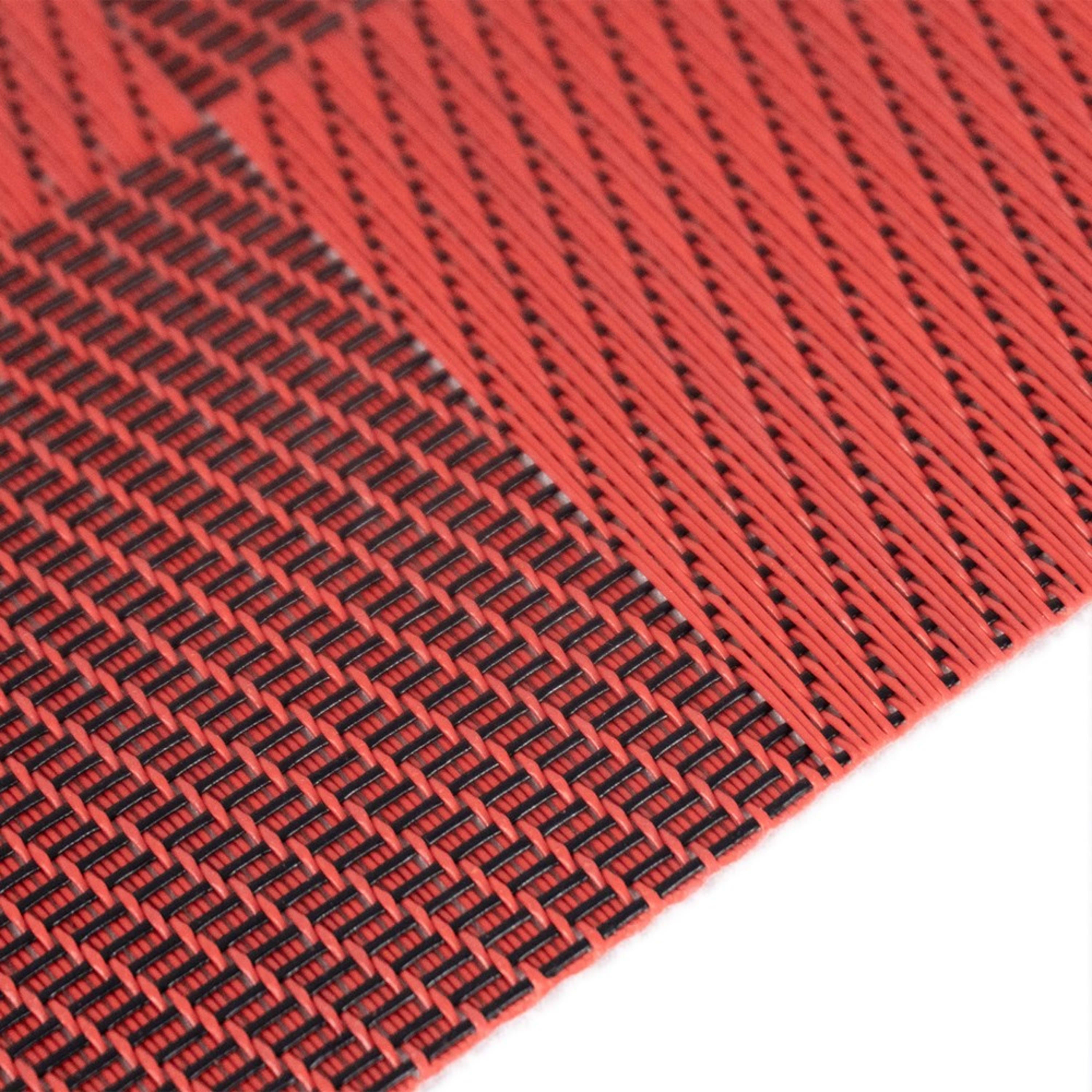 Icon Chef 6 Piece Table Placemat Set - Classic Red