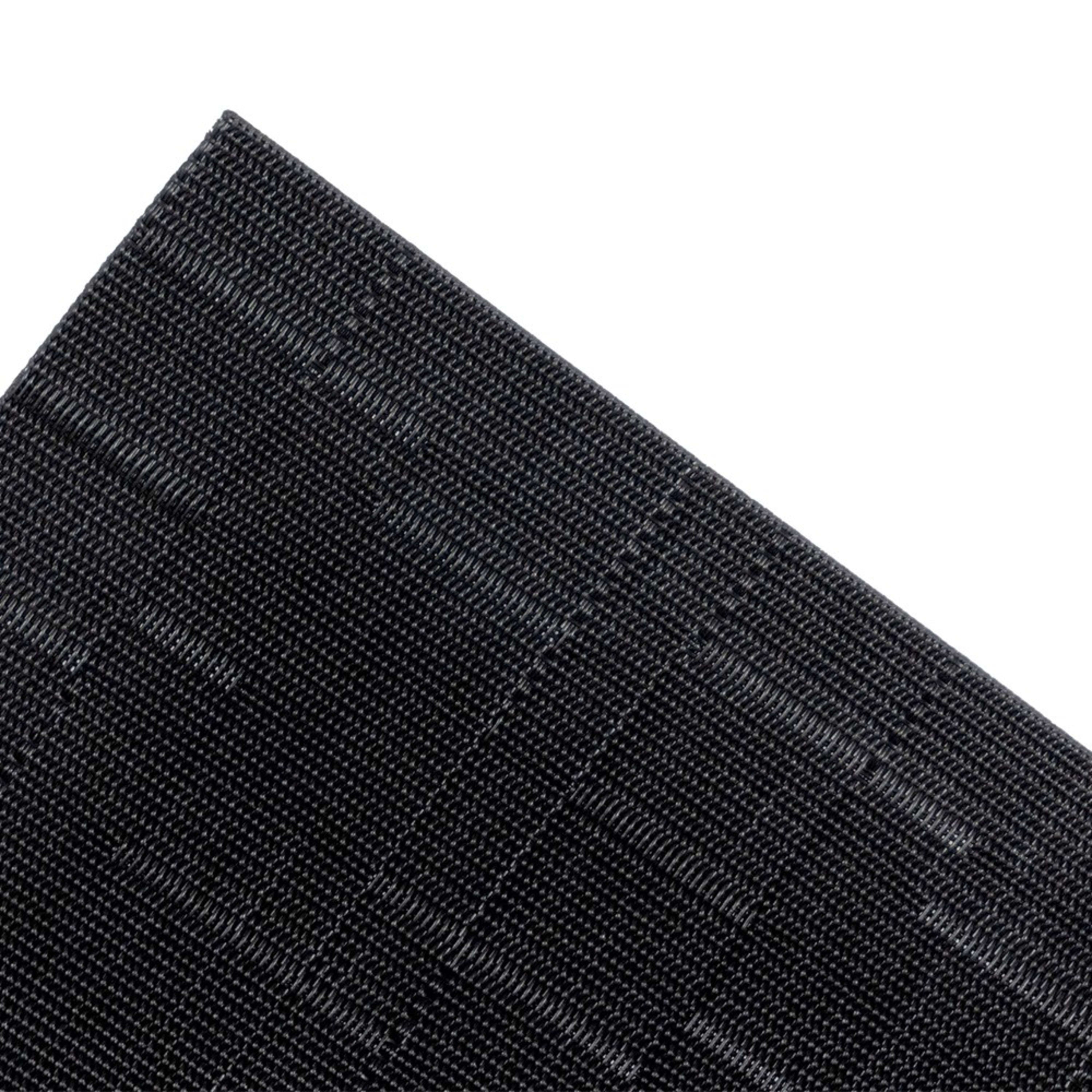 Icon Chef 6 Piece Table Placemat Set - Black Bamboo (Black Luxe)