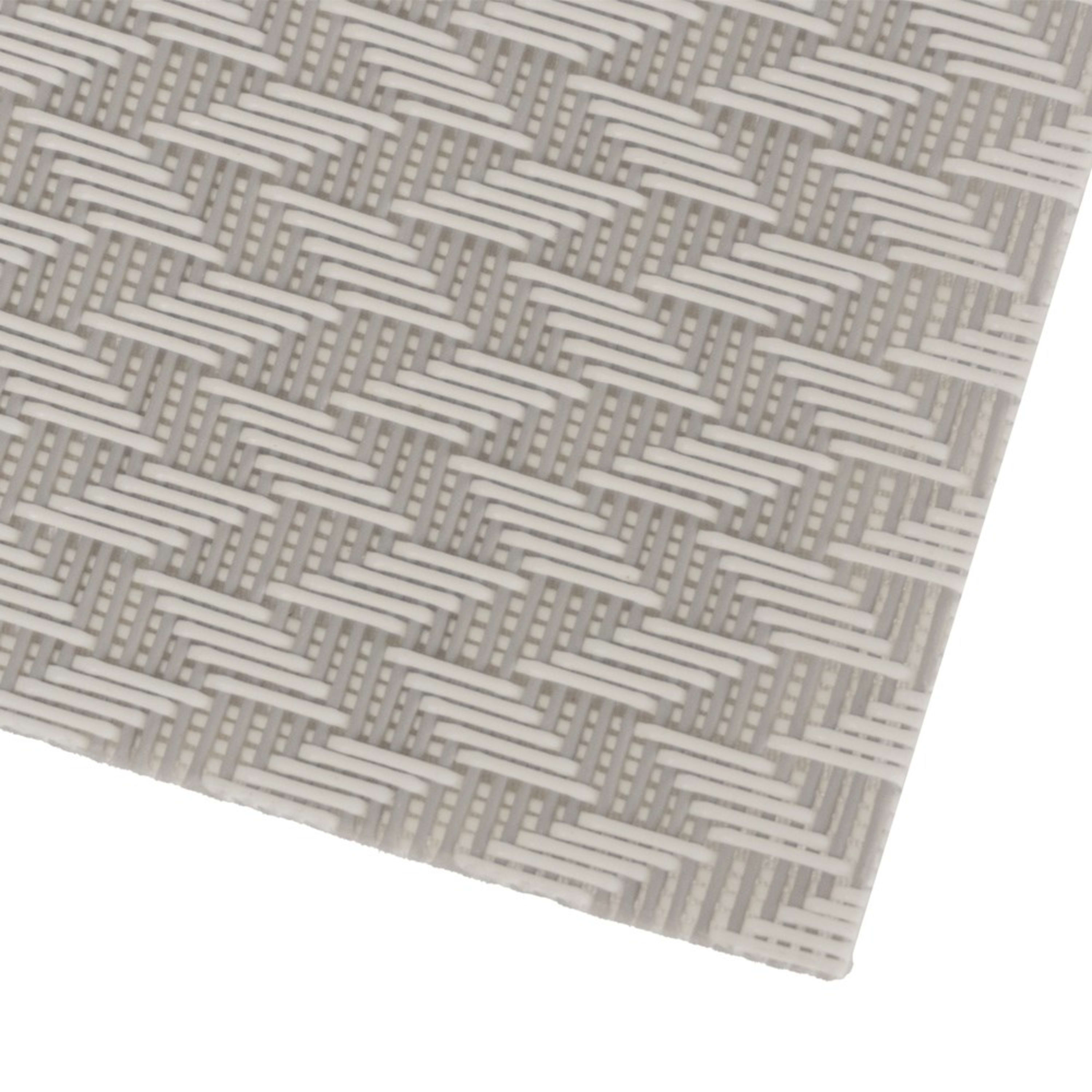 Icon Chef 6 Piece Table Placemat Set - Grey Herringbone