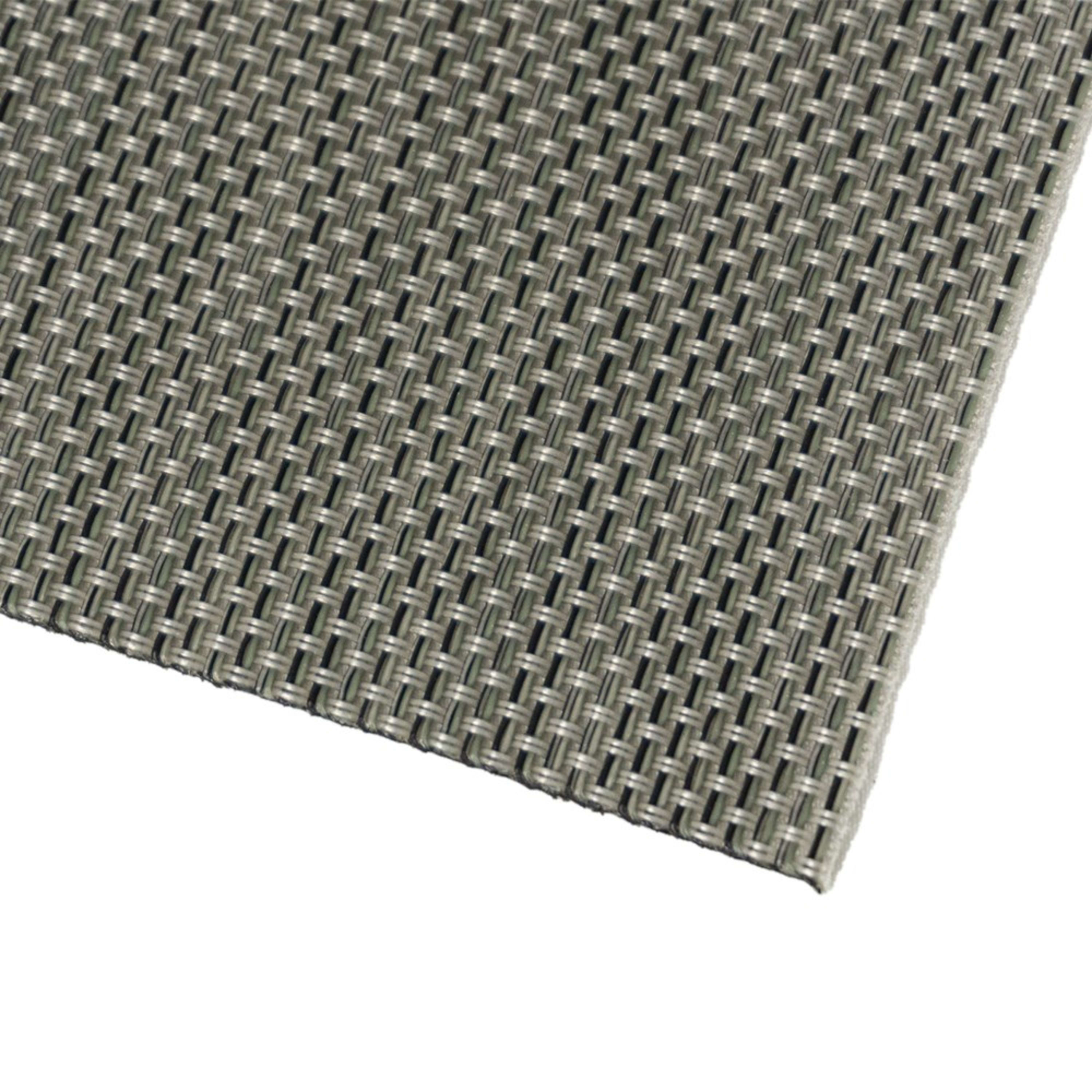 Icon Chef 6 Piece Table Placemat Set - Steel (Urban Silver)