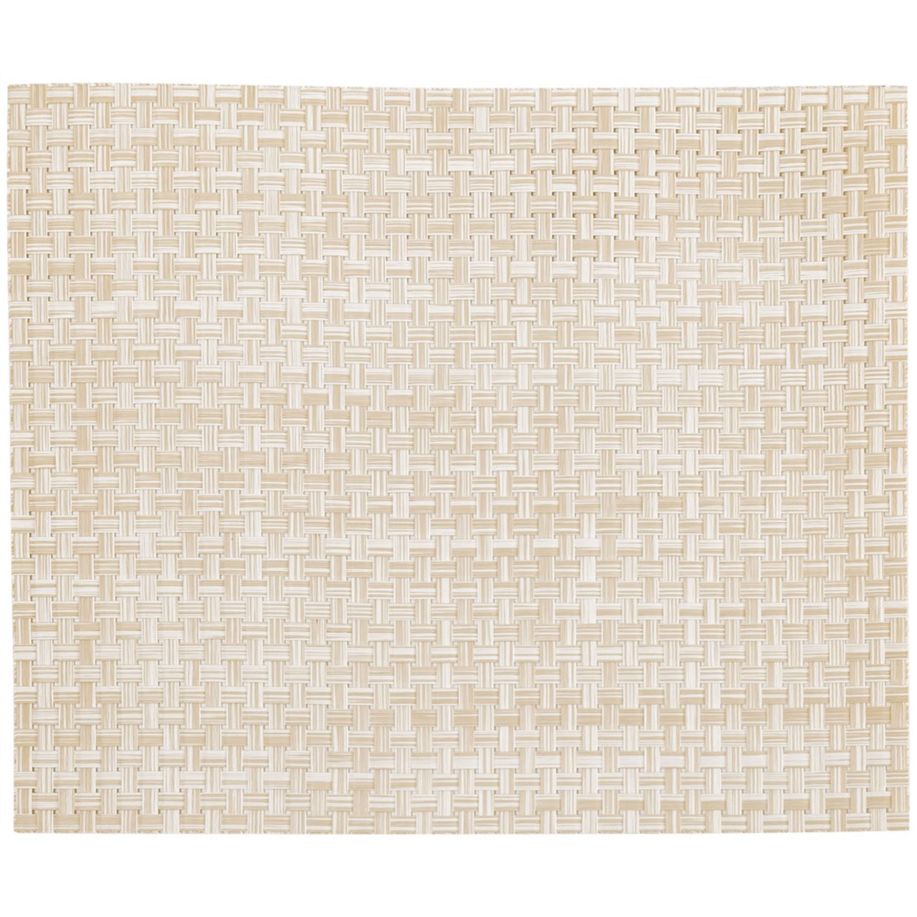 Icon Chef 6 Piece Placemat Set - Tan Basketweave