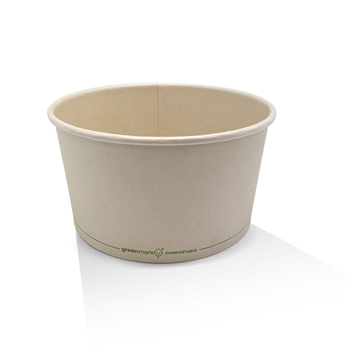 ecoware 5oz BioPBS Coated Ice Cream Cup (Carton of 1000)