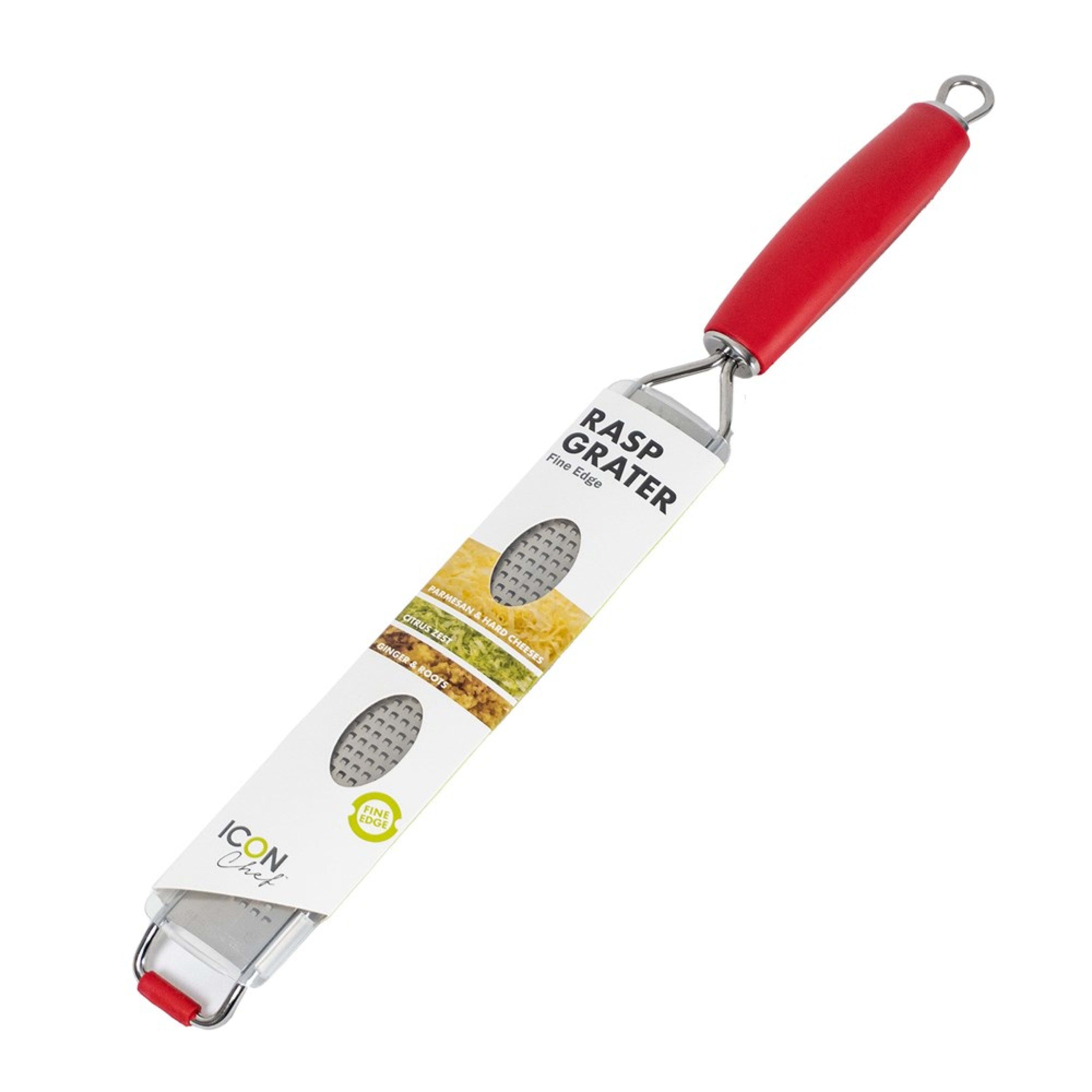Icon Chef Grater Fine Edge - Red