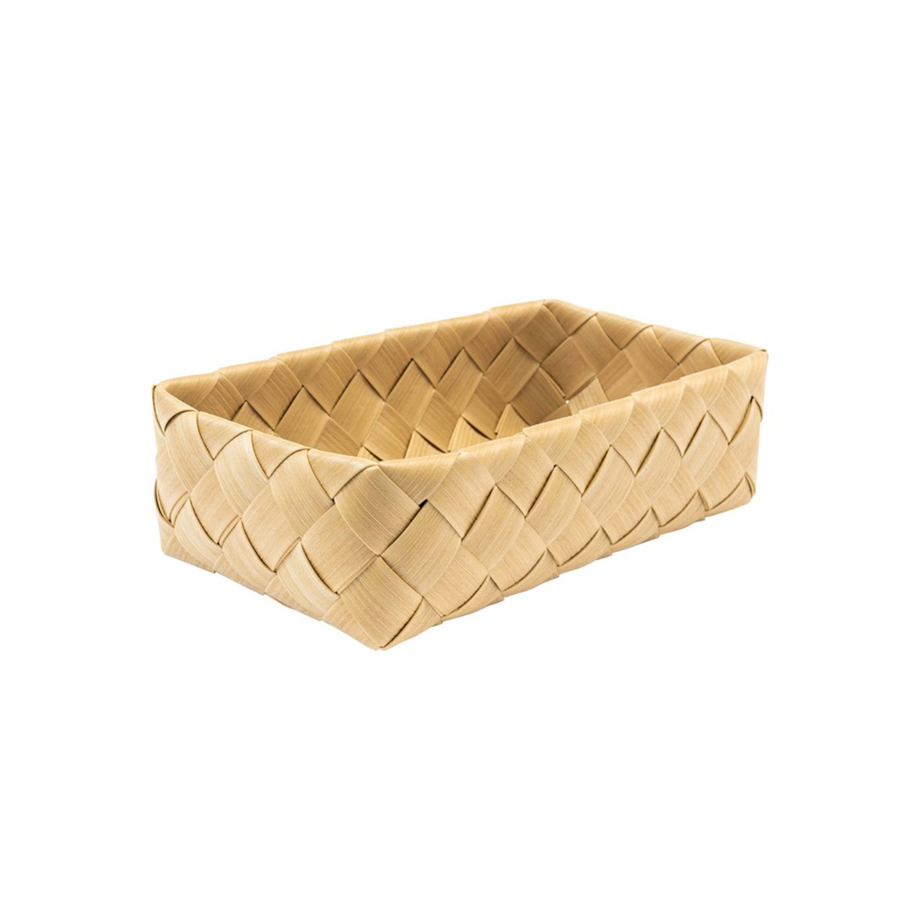 Icon Chef Flat Weave Rectangular Tray 30x18x8cm - Khaki (S)