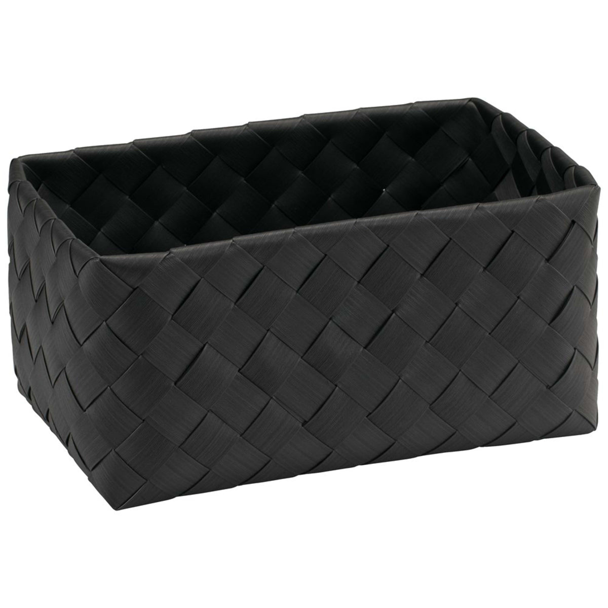 Icon Chef Flat Weave Rectangular Basket 35x23x16cm - Black (M)
