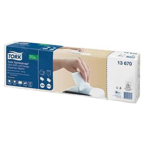 Tork Xpressnap 2ply Leaf Design 4000 3697283 N12