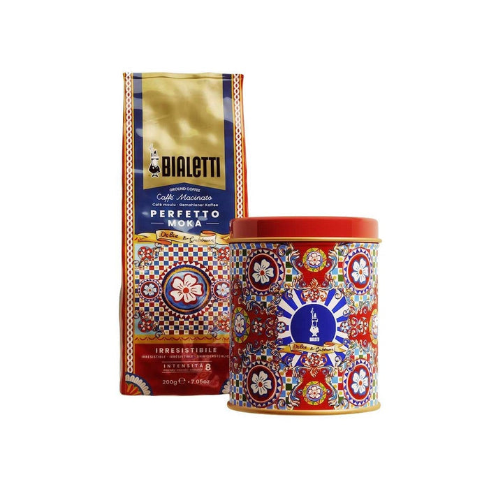 Bialetti Dolce & Gabbana Red Gift Tin – Perfetto Moka Irresistibile Ground Coffee 200 g