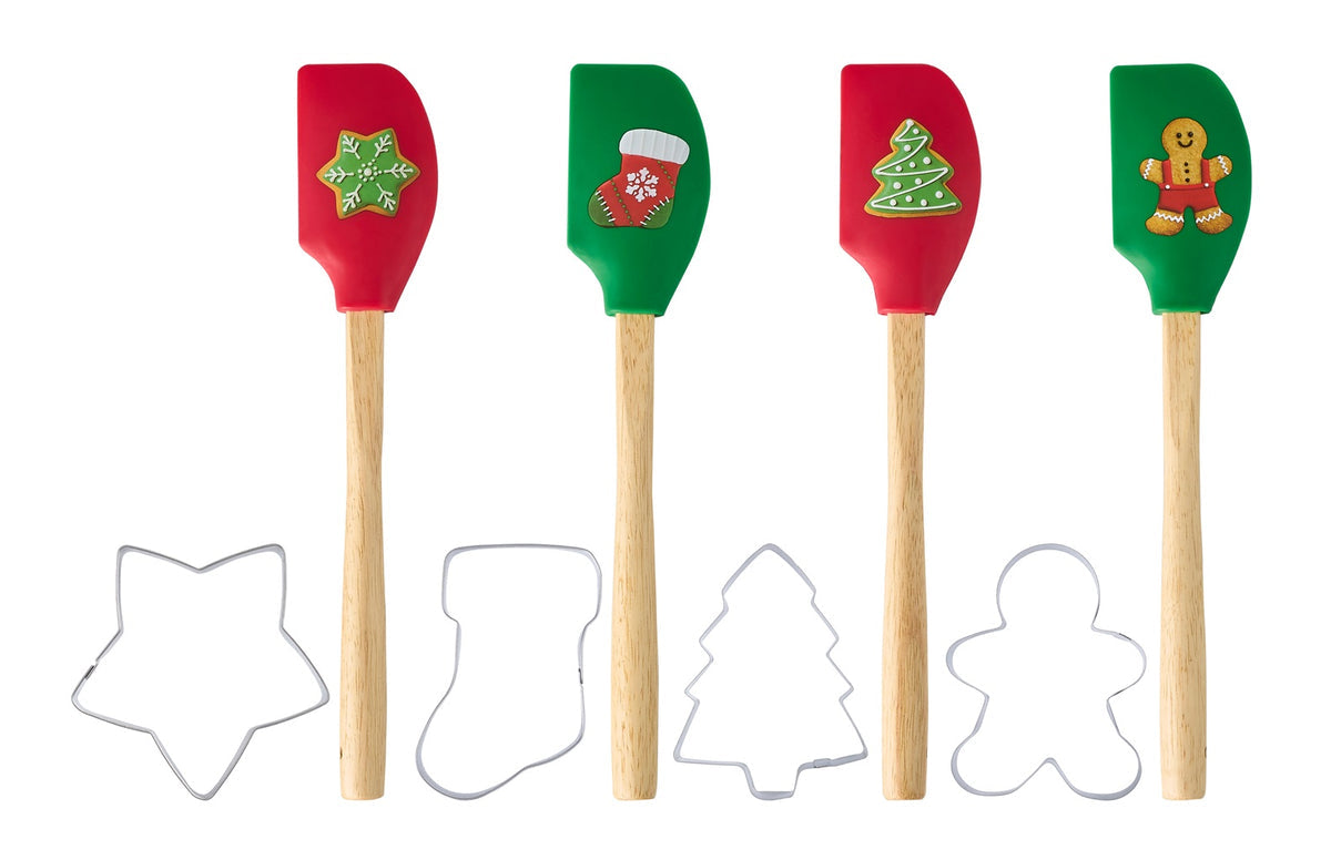 Avanti Christmas Spatula and Cookie Cutter Set - 1 Set