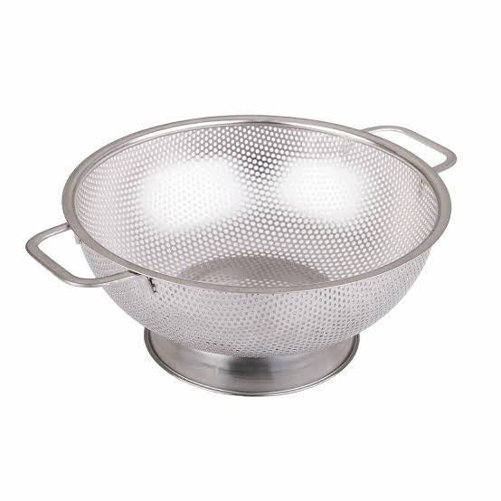 Appetito Stainless Steel Perforated Colander 25.5cm