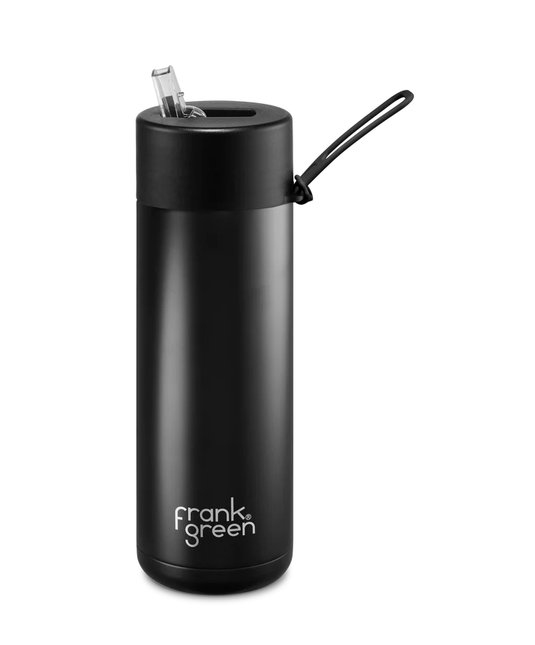 Frank Green 20oz Reusable Bottle (straw) - Midnight