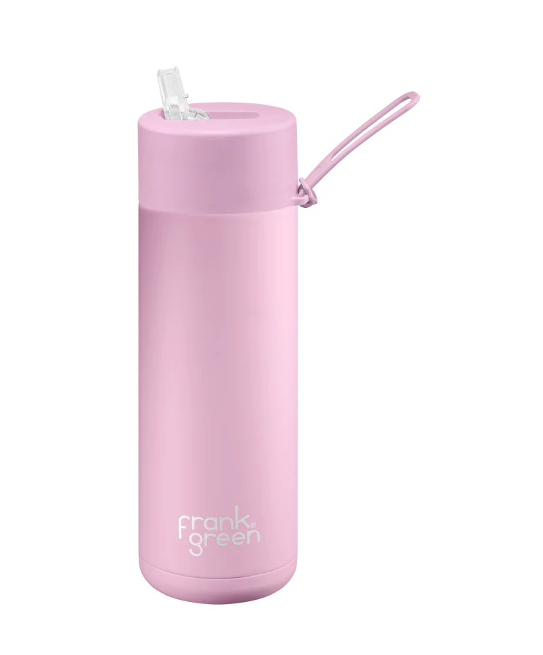 Frank Green 20oz Reusable Bottle (straw) - Lilac Haze