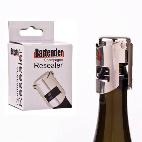 Bartender Stainless Steel Champagne Resealer