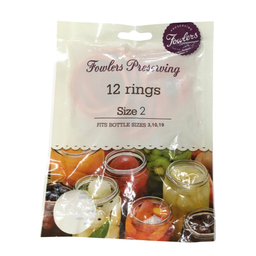 Fowlers Vacola Preserving Ring #2 – 12 Pack