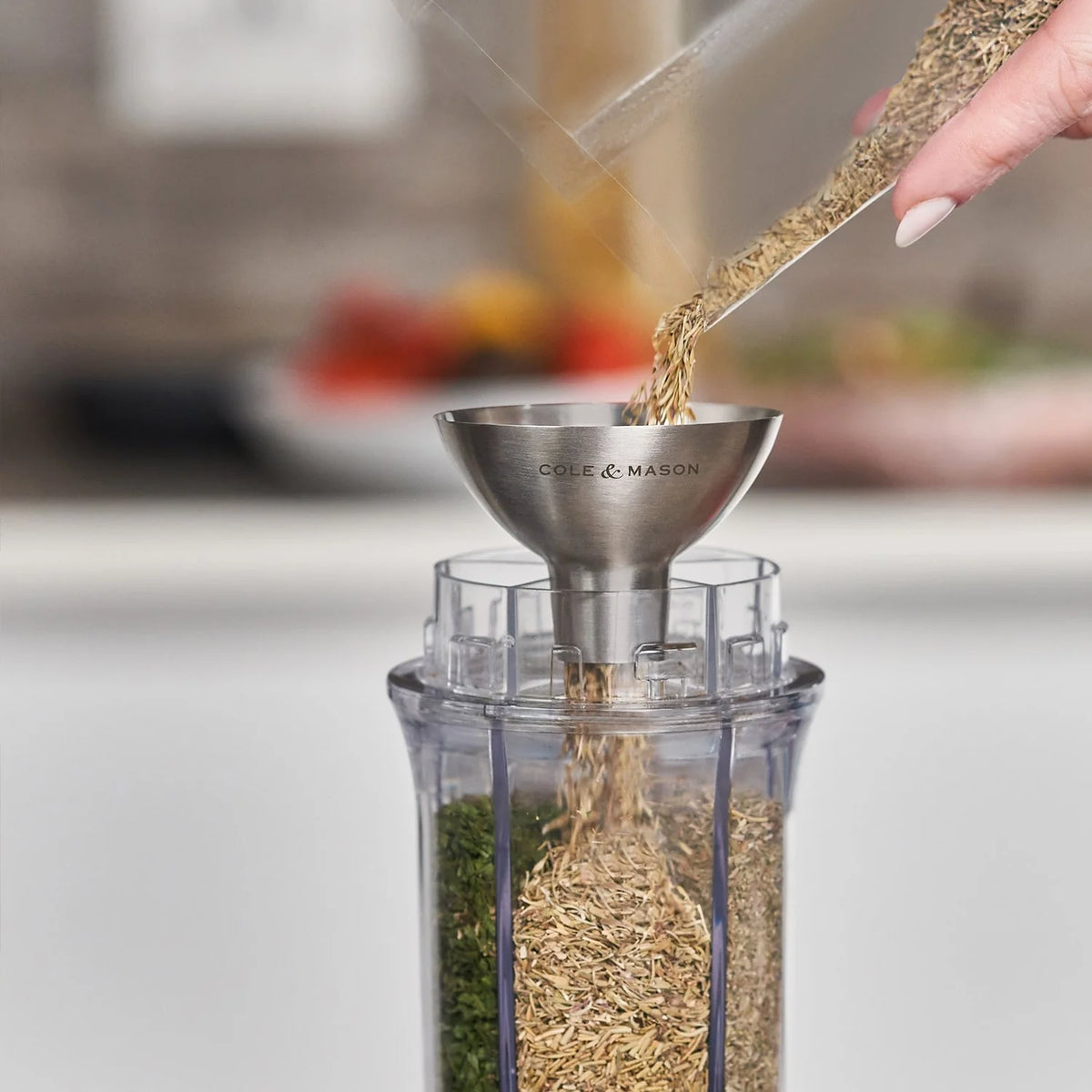 Cole & Mason Stainless Steel Mill Funnel