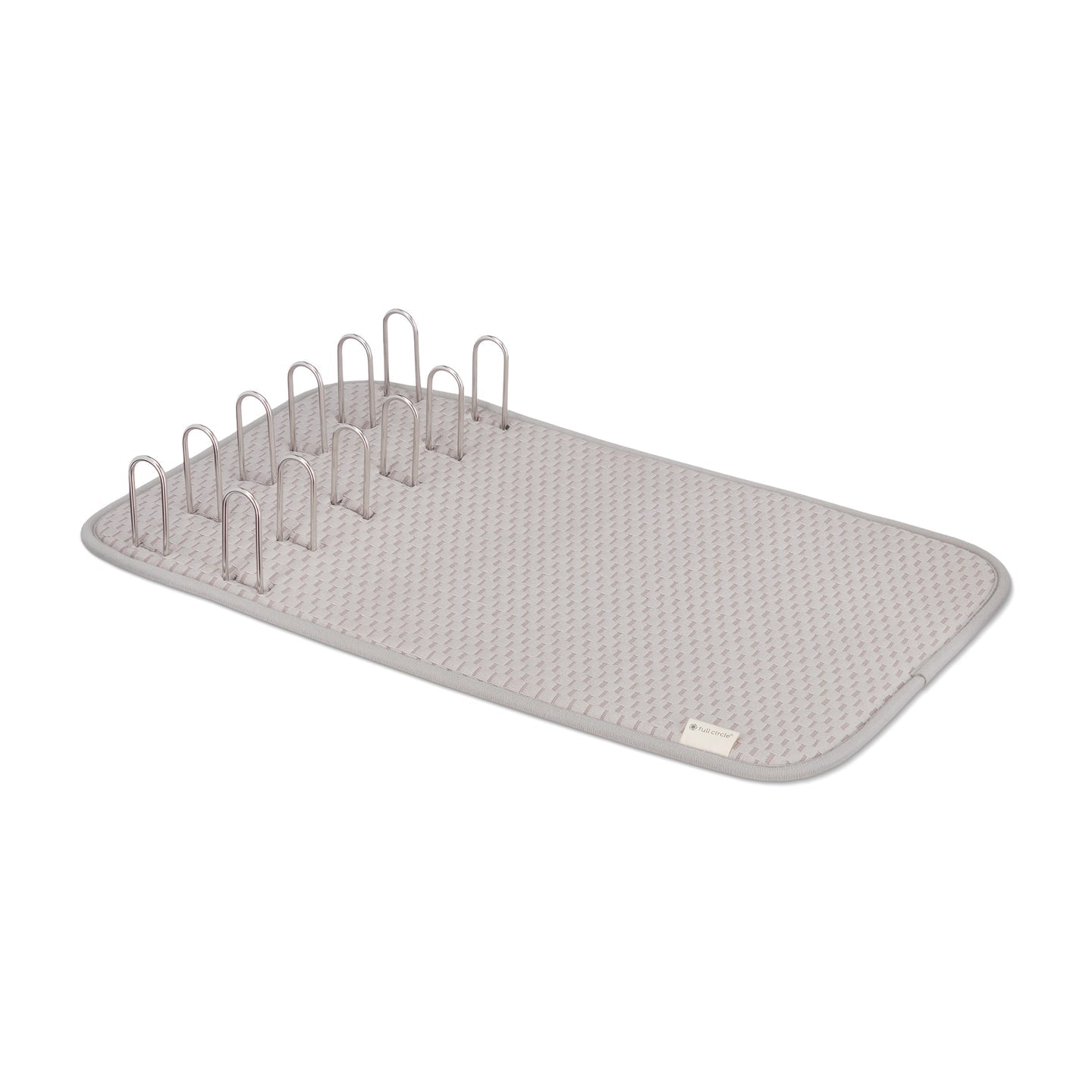 Full Circle Shape-Shifter 2-in-1 Dish Rack with Microfiber Mat