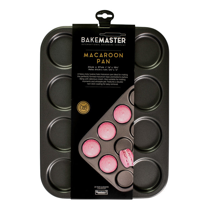Bakemaster 12 Cup Non-Stick Macaron Pan