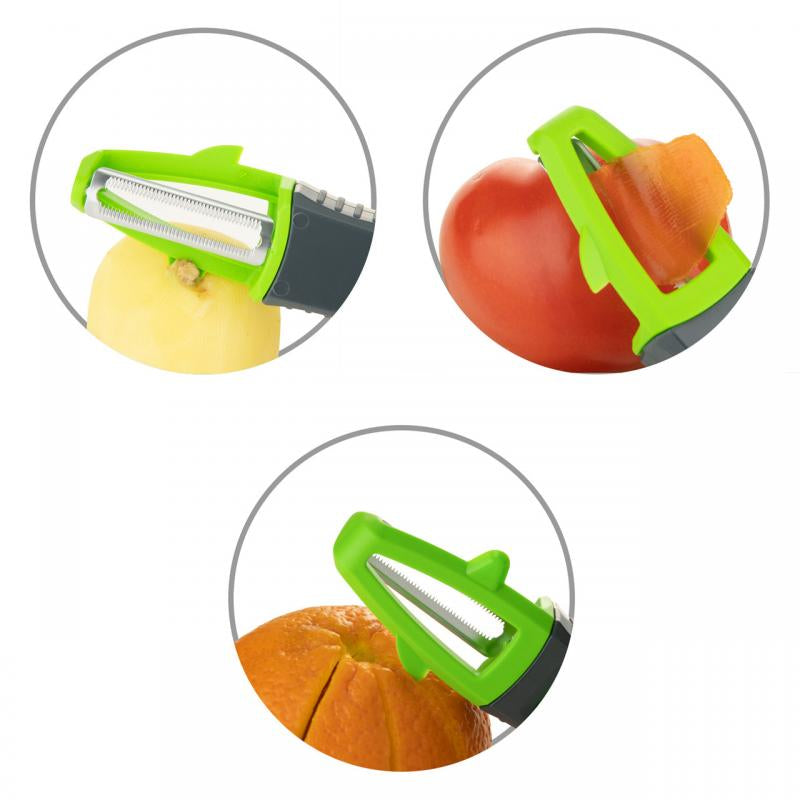 Borner 3 In 1 Multi Peeler - Green