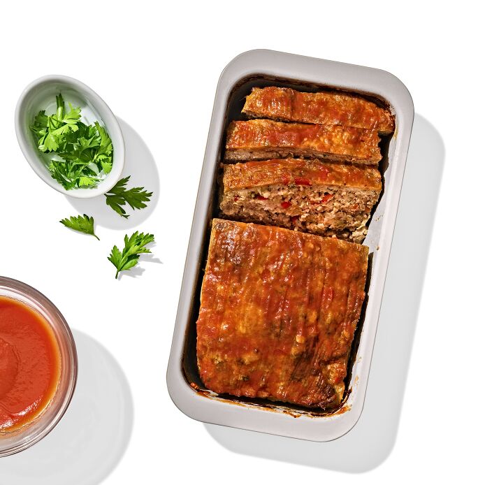 OXO Non-Stick Ceramic Coated 1lb/450g Loaf Pan - Storm Blue